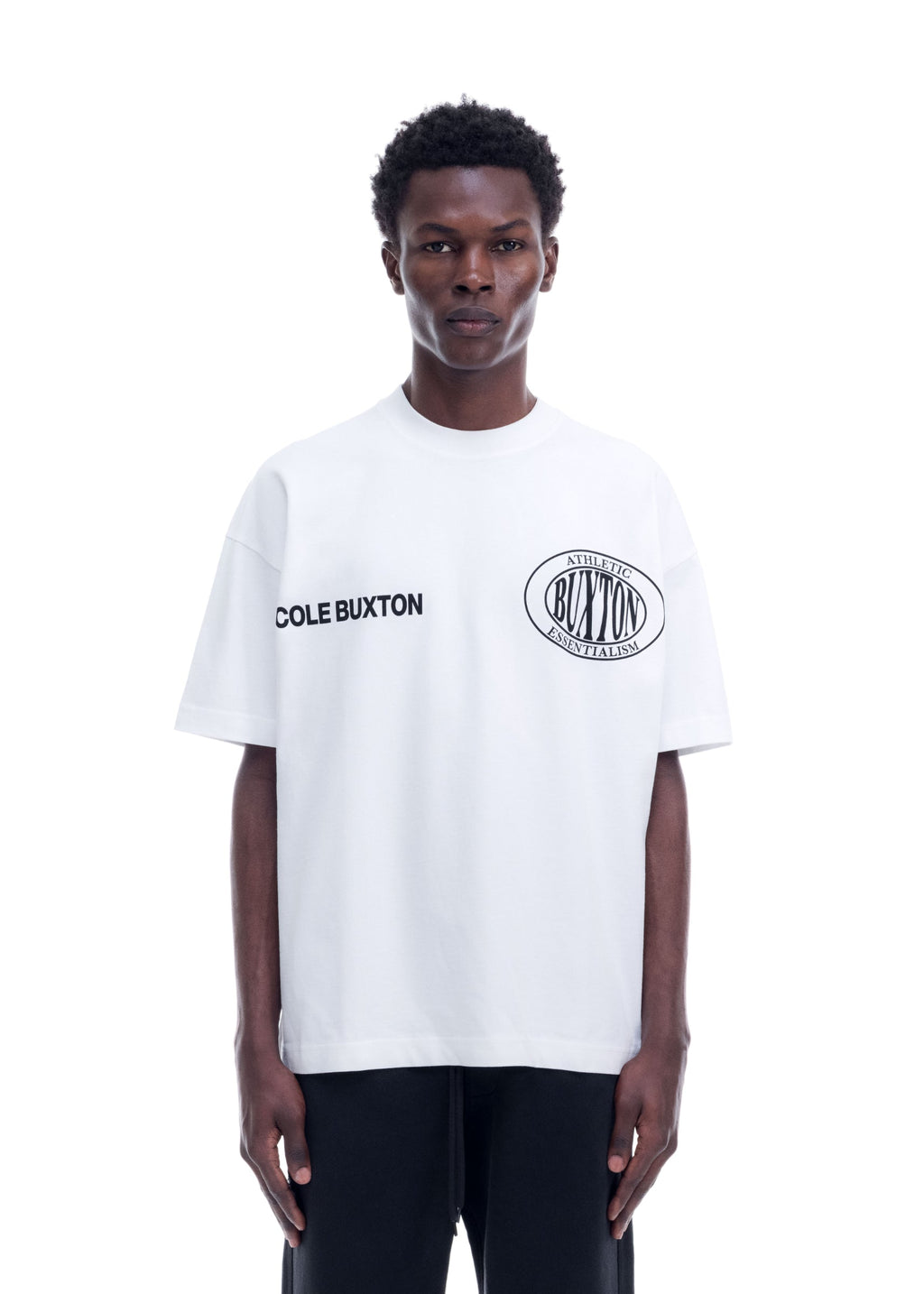 DOUBLE LOGO SPORTS T-SHIRT - WHITE