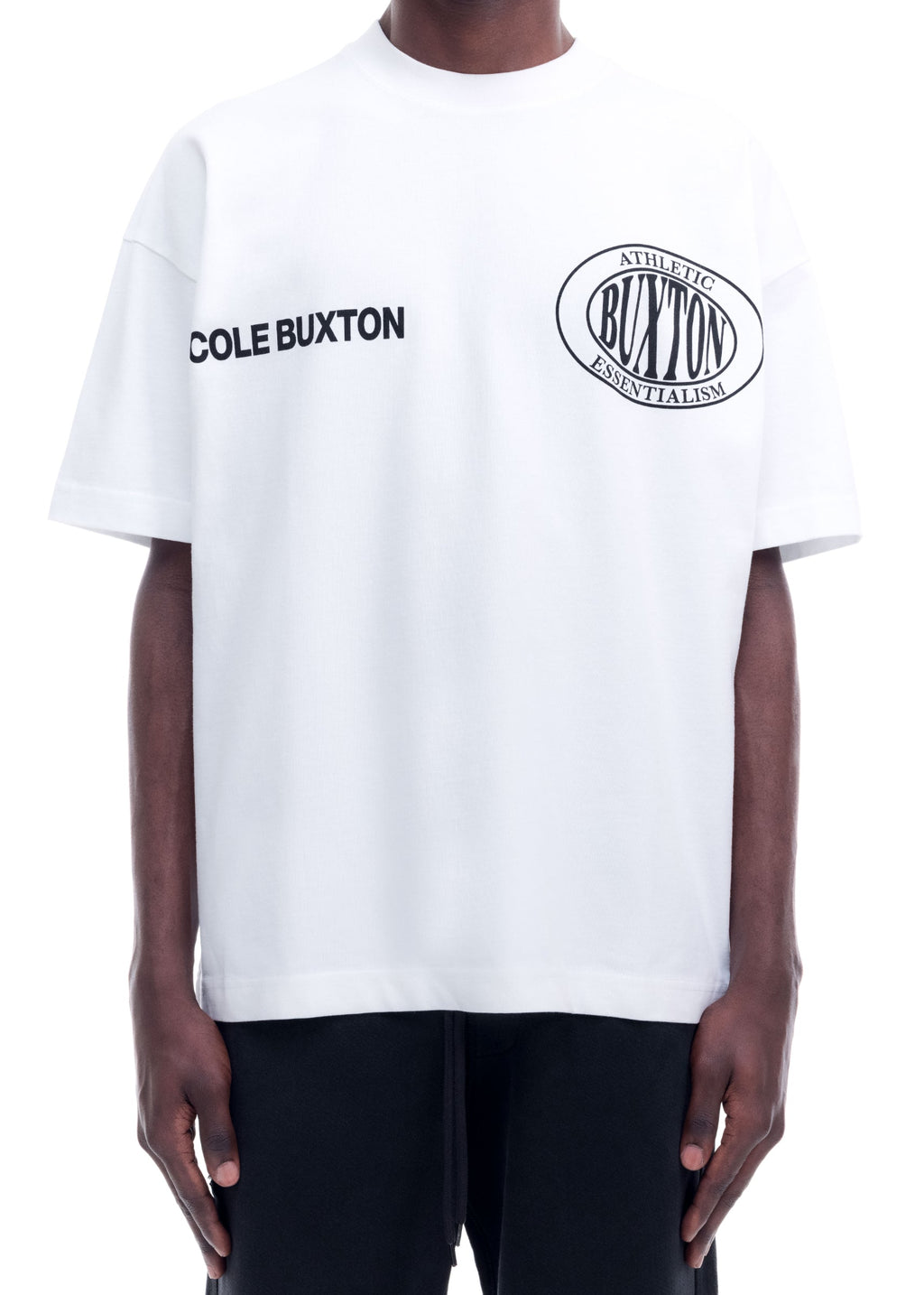 DOUBLE LOGO SPORTS T-SHIRT - WHITE