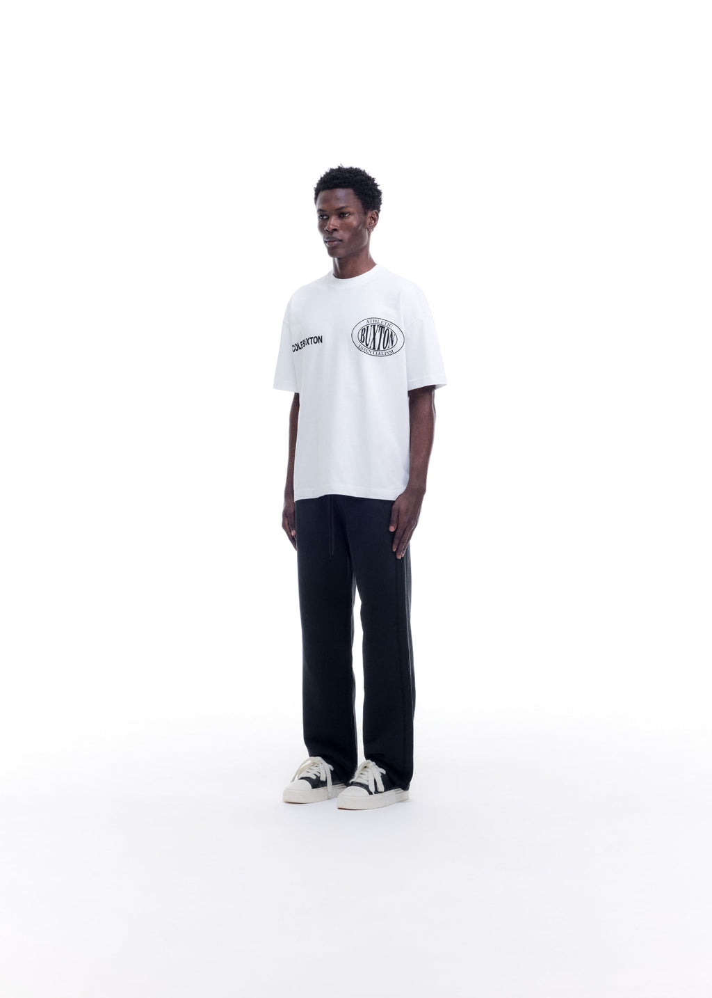 DOUBLE LOGO SPORTS T-SHIRT - WHITE