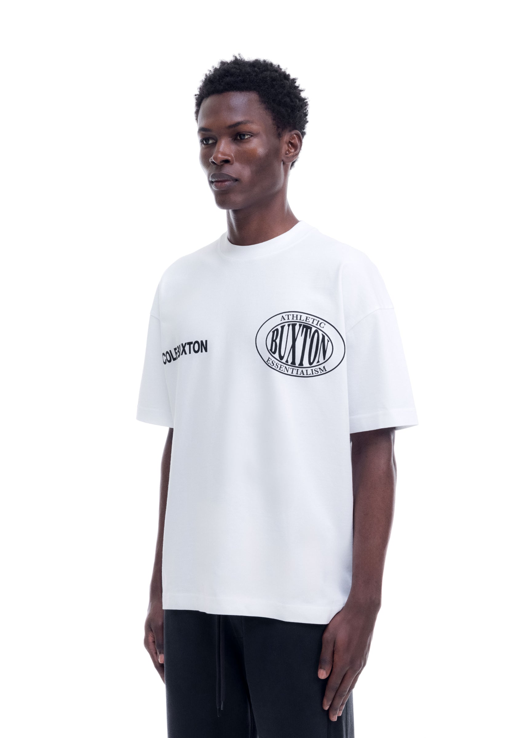 DOUBLE LOGO SPORTS T-SHIRT - WHITE