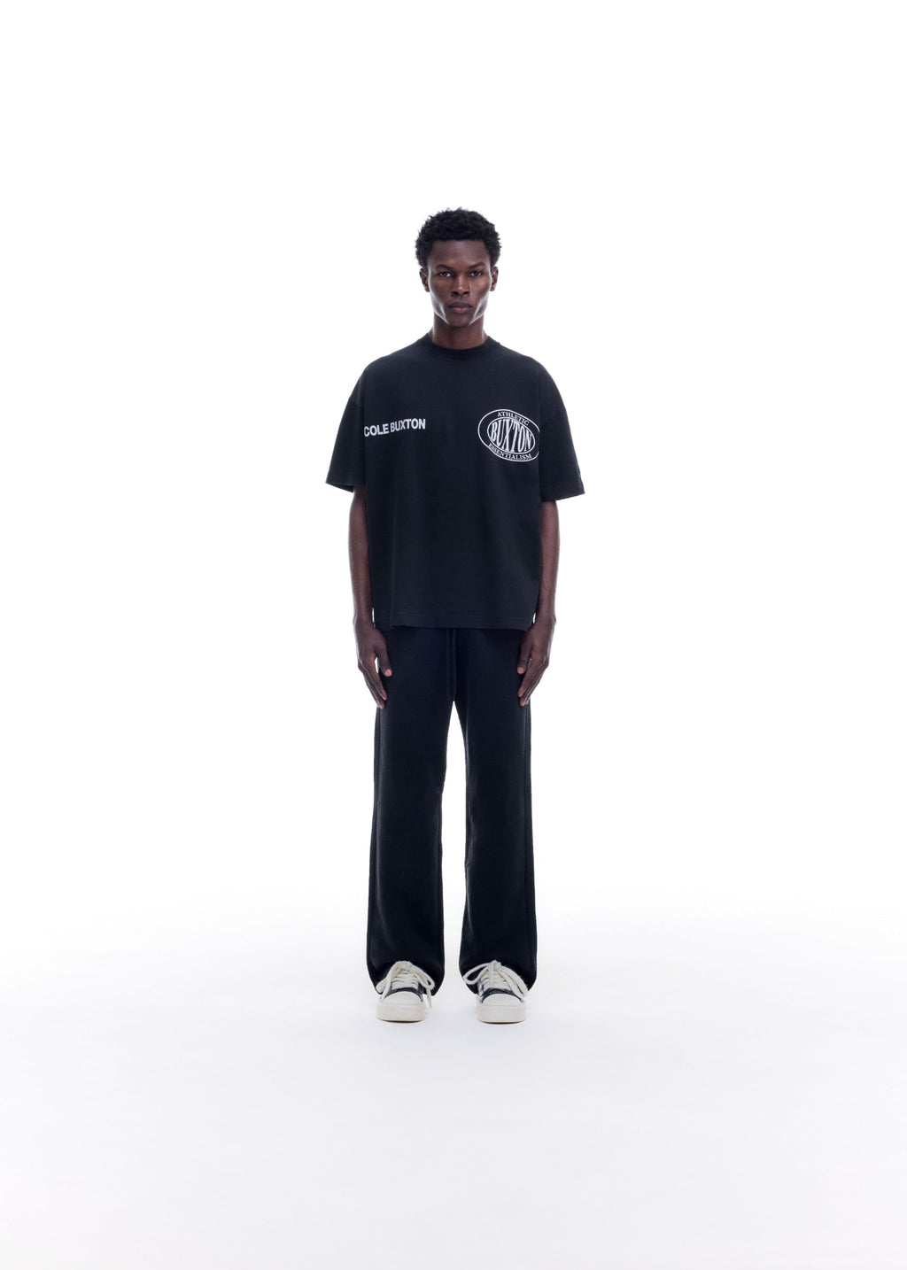 DOUBLE LOGO SPORTS T-SHIRT - VINTAGE BLACK