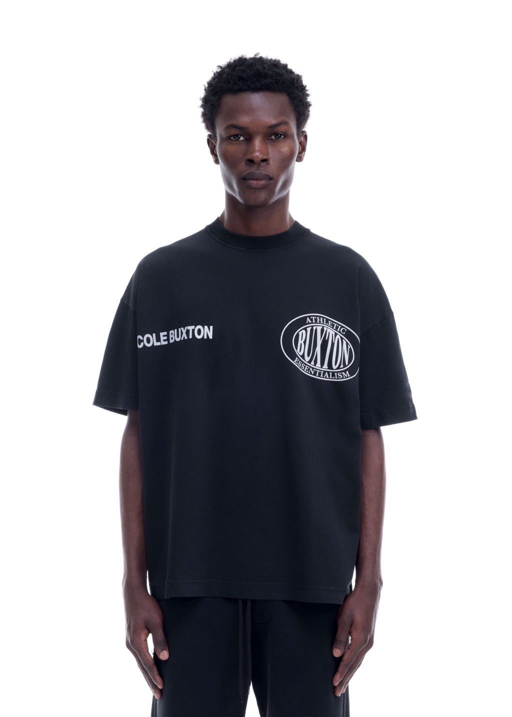 DOUBLE LOGO SPORTS T-SHIRT - VINTAGE BLACK