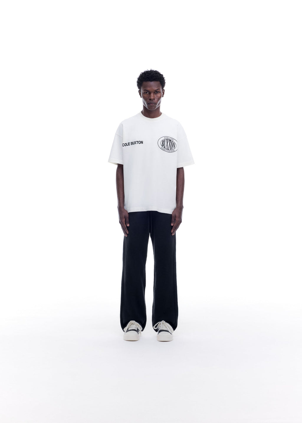 DOUBLE LOGO SPORTS T-SHIRT - VINTAGE WHITE