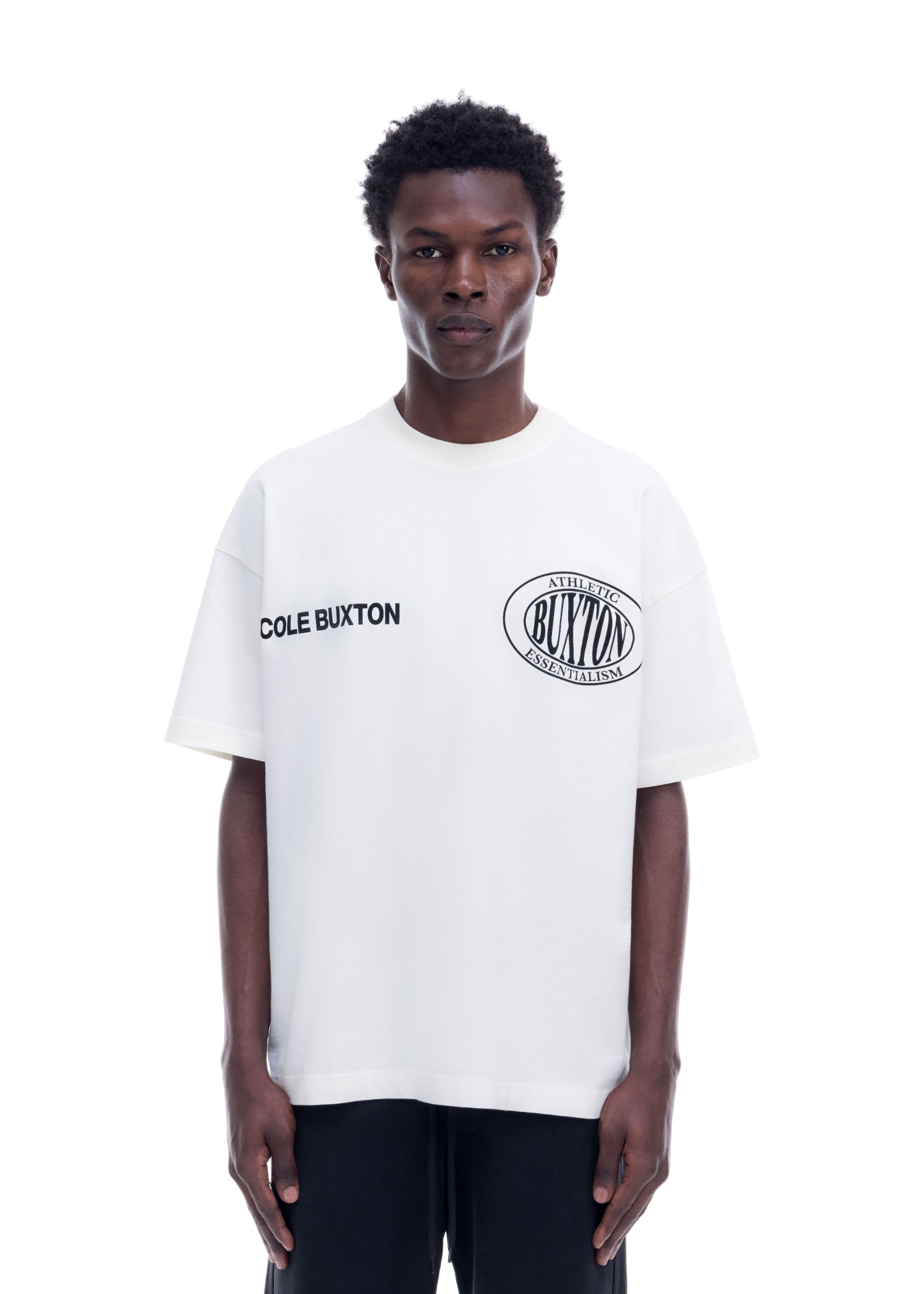 DOUBLE LOGO SPORTS T-SHIRT - VINTAGE WHITE