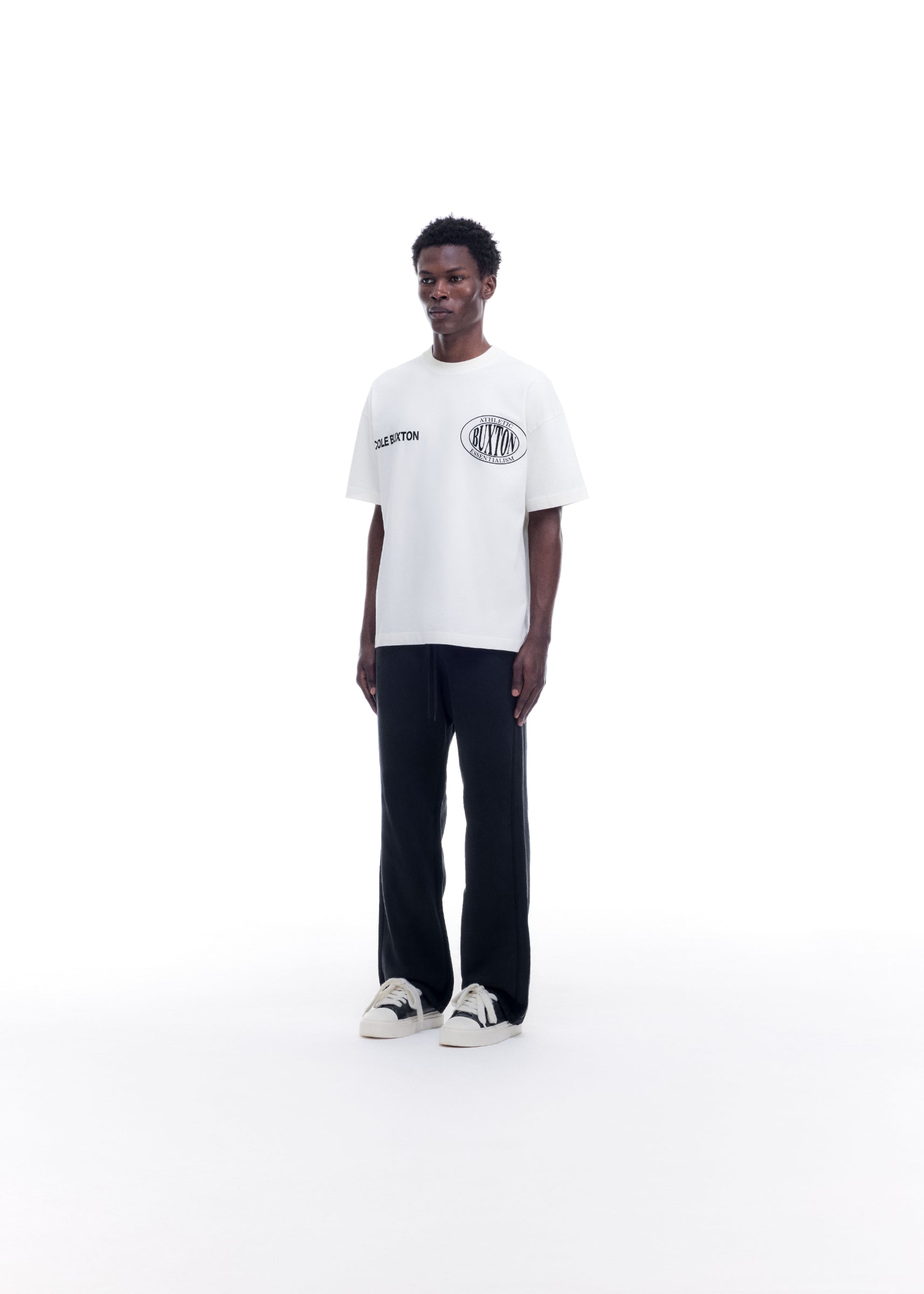 DOUBLE LOGO SPORTS T-SHIRT - VINTAGE WHITE