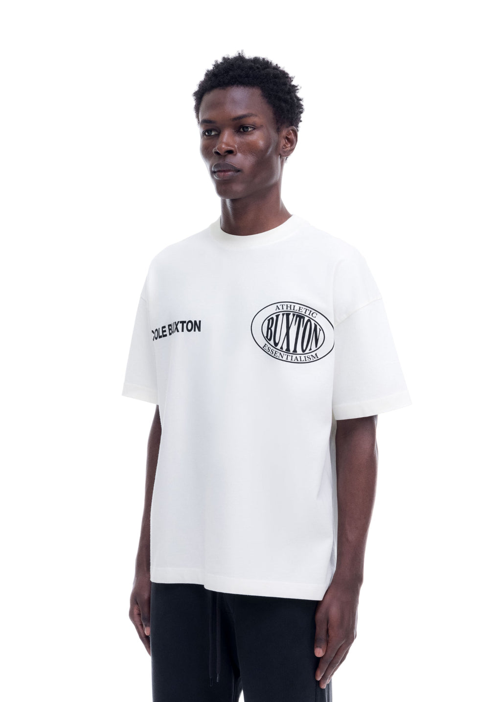 DOUBLE LOGO SPORTS T-SHIRT - VINTAGE WHITE