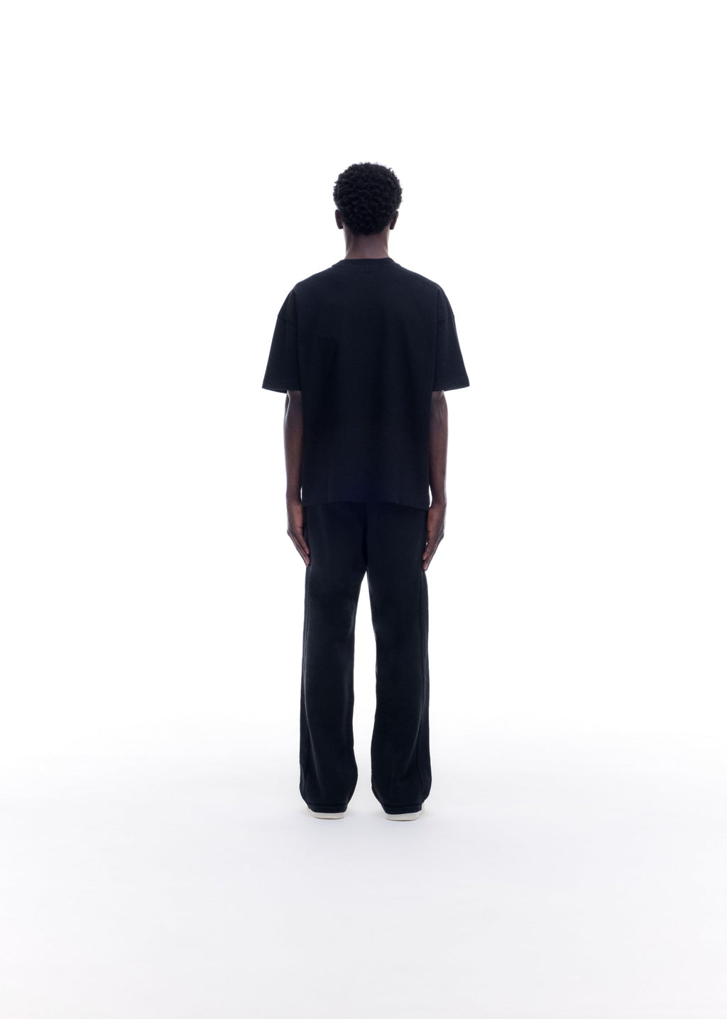 DOUBLE LOGO SPORTS T-SHIRT - BLACK