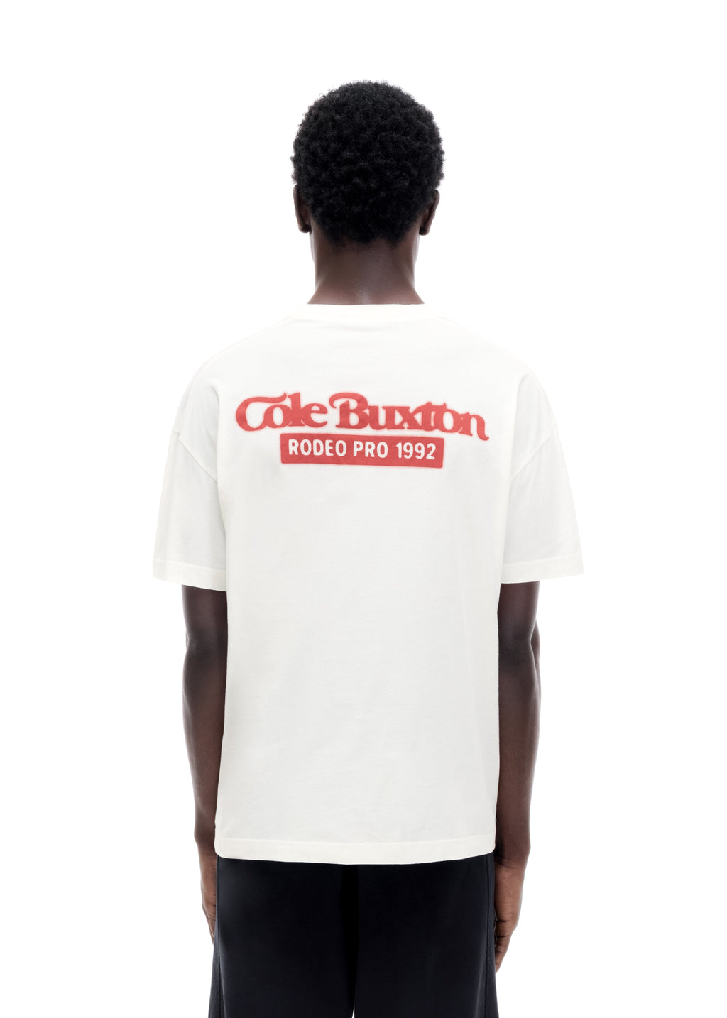 RODEO PRO T-SHIRT - VINTAGE WHITE/RED