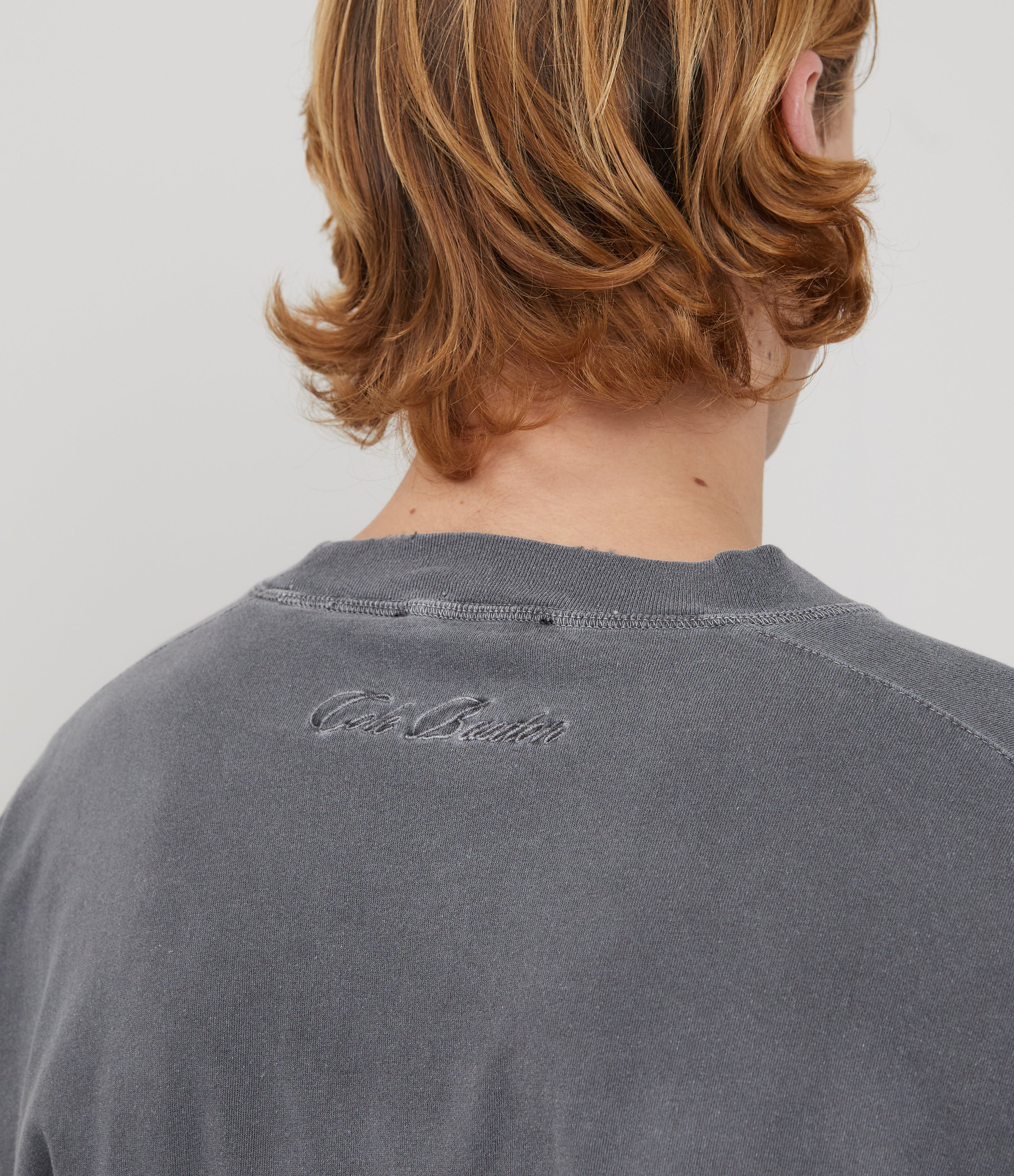 DISTRESSED LIGHTWEIGHT T-SHIRT - OG WASHED BLACK
