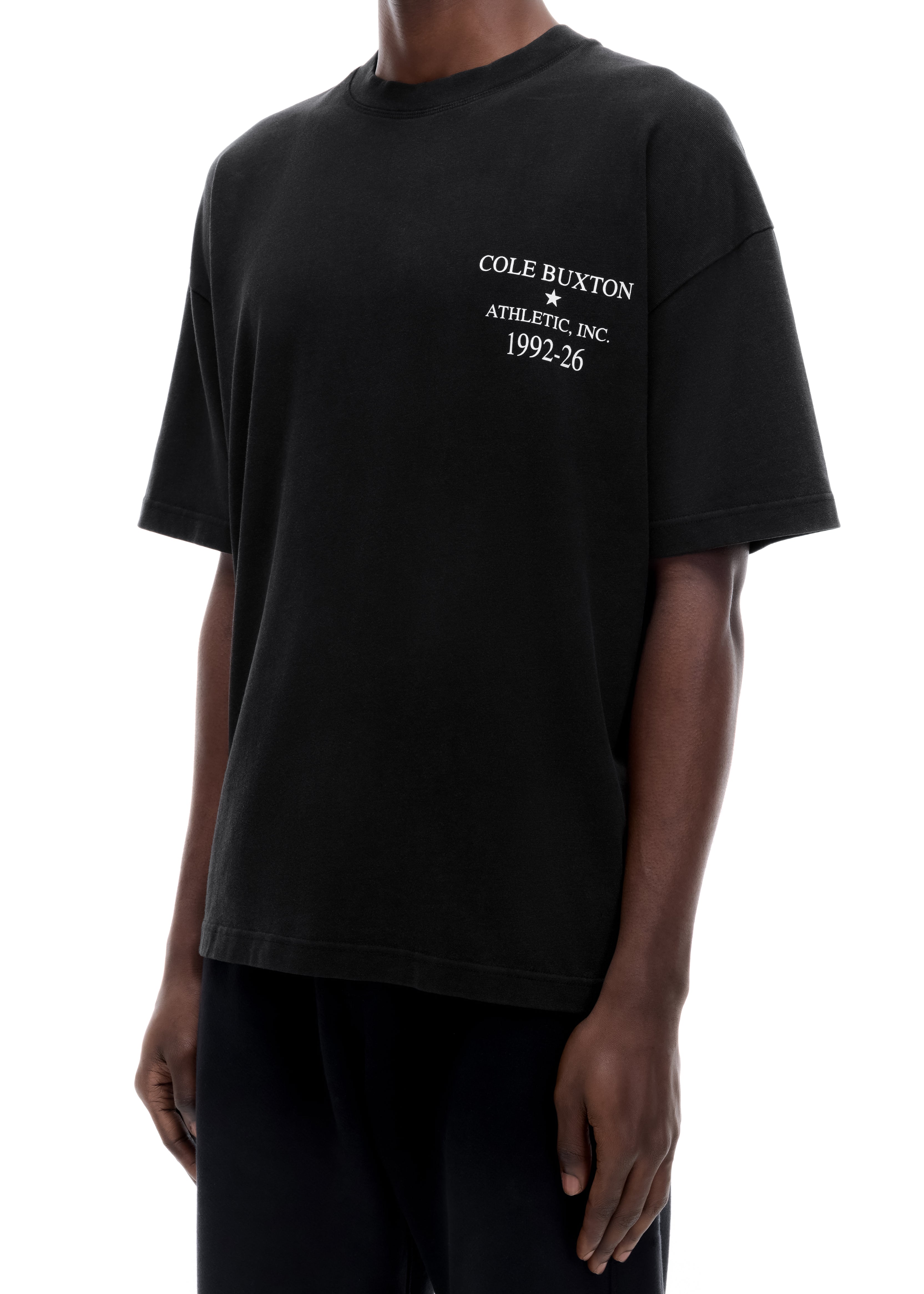 ATHLETIC INC T-SHIRT - VINTAGE BLACK
