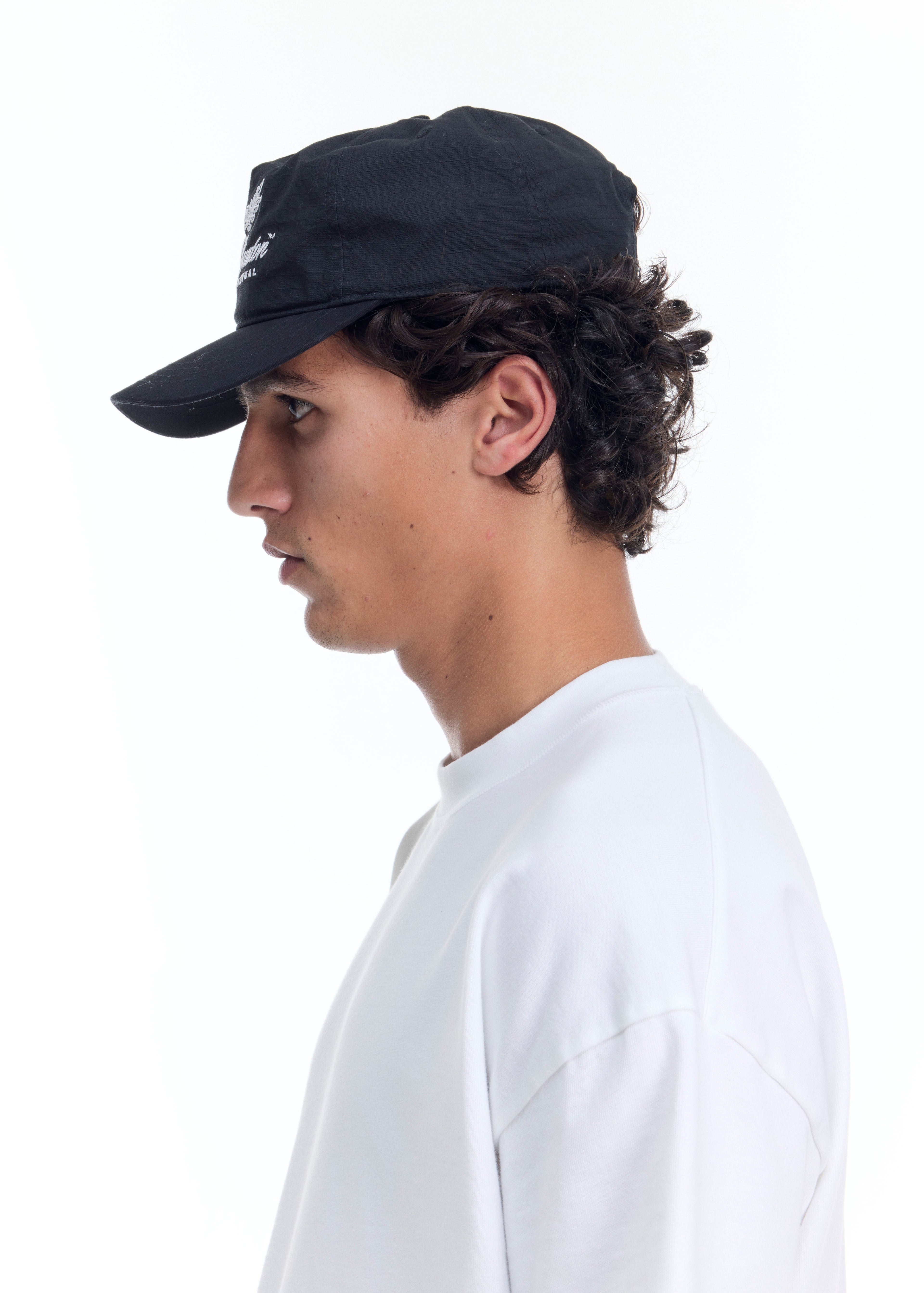 INTERNATIONAL BASEBALL CAP - BLACK