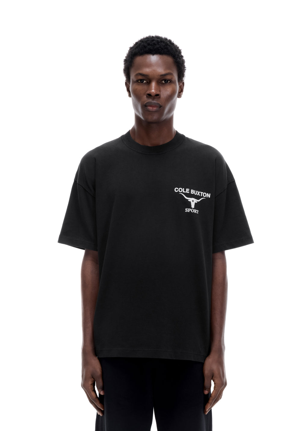 LONGHORN T-SHIRT - VINTAGE BLACK