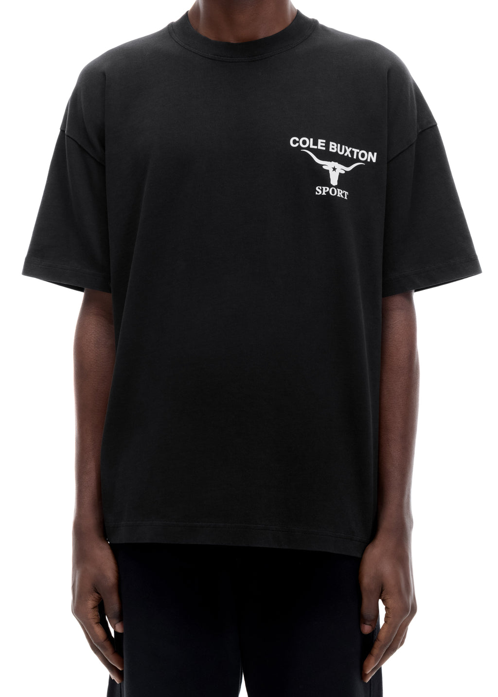 LONGHORN T-SHIRT - VINTAGE BLACK