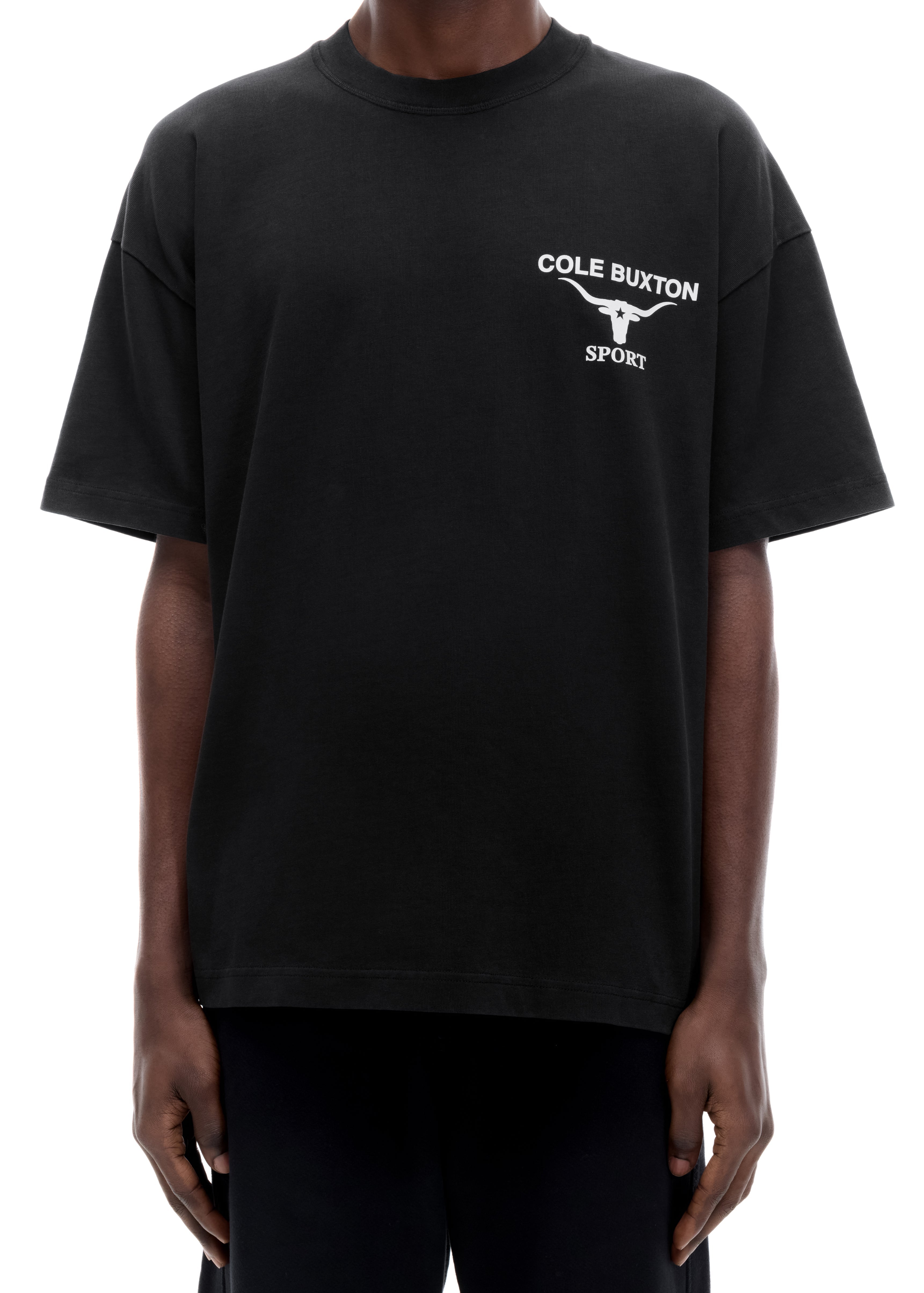 LONGHORN T-SHIRT - VINTAGE BLACK
