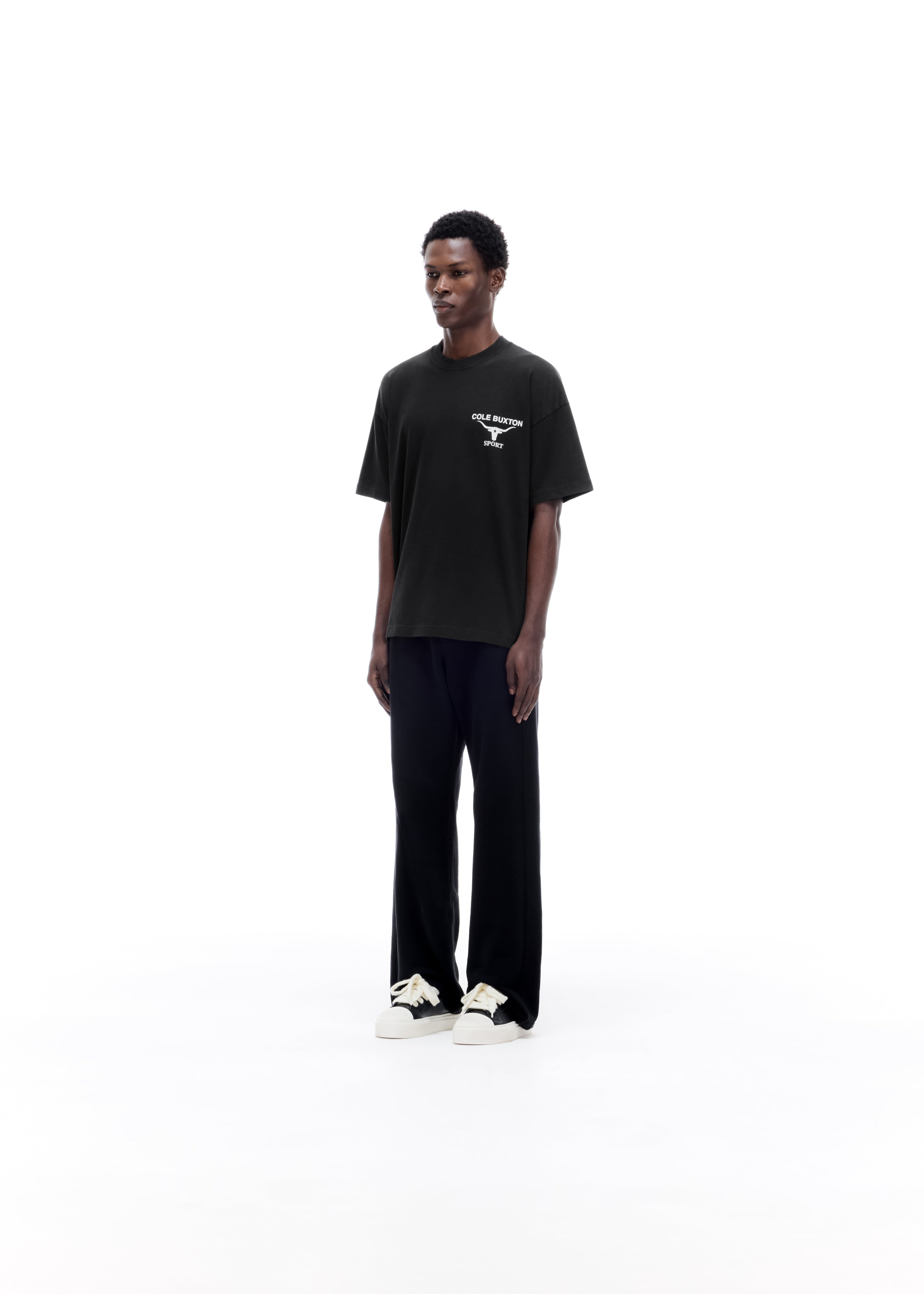 LONGHORN T-SHIRT - VINTAGE BLACK