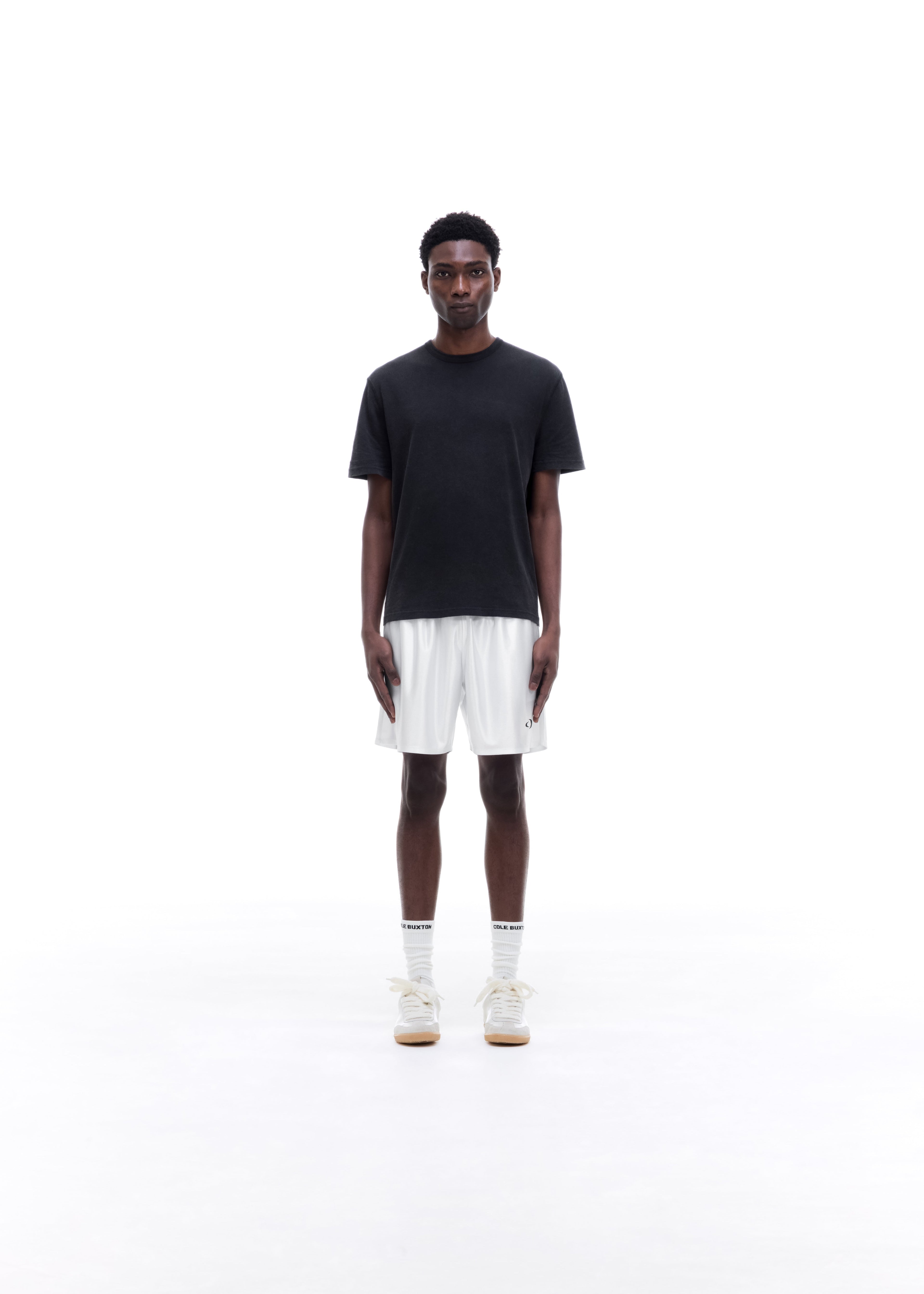 D+D EMBLEM SHORTS - WHITE