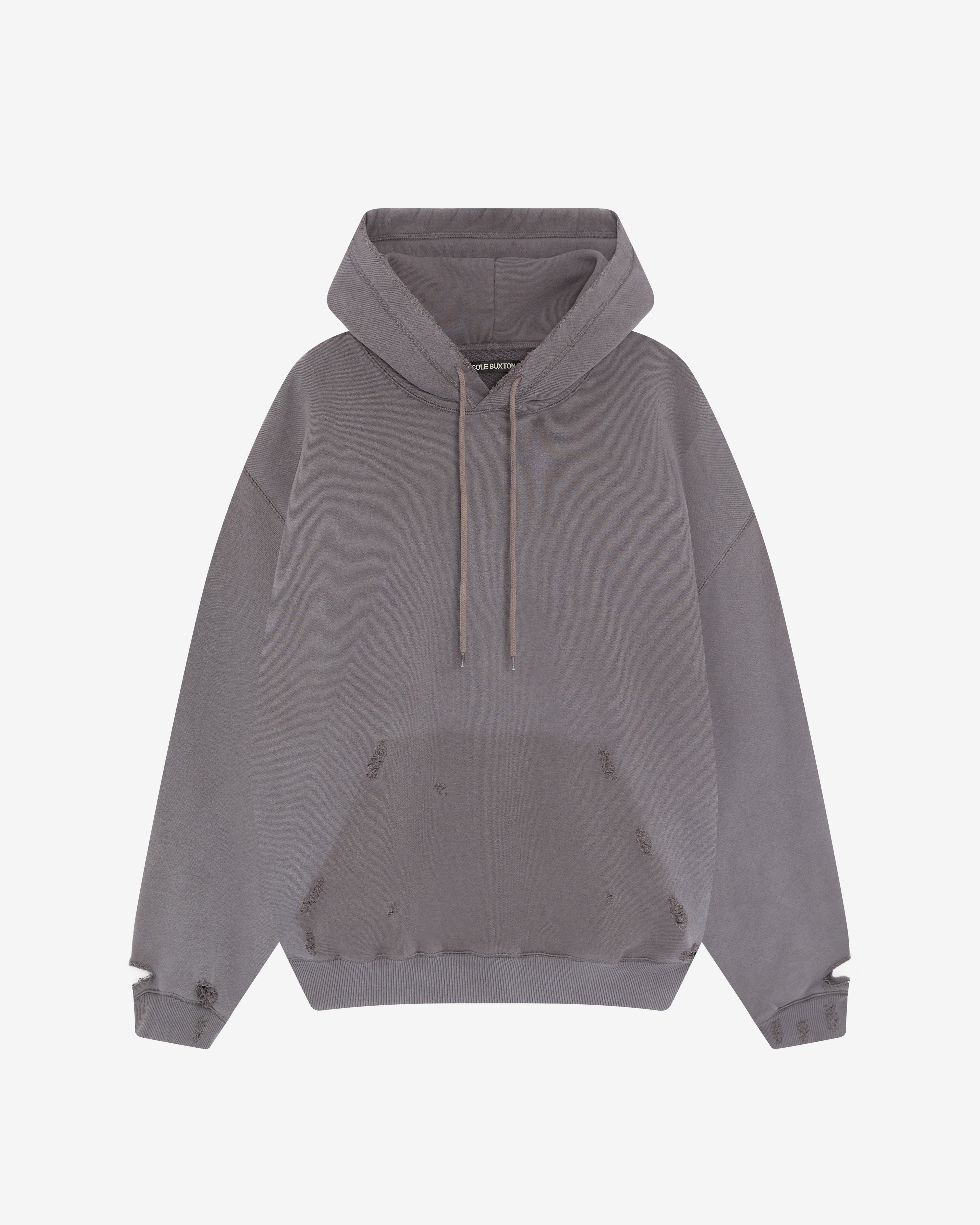 POCKET FADE HOODIE - GREY