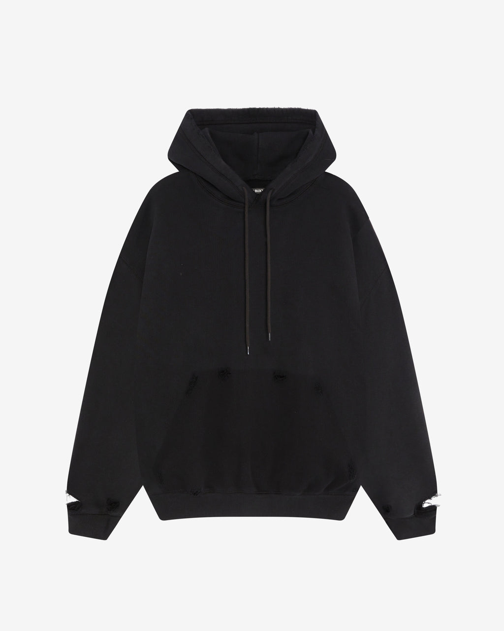 POCKET FADE HOODIE - VINTAGE BLACK