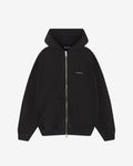 MINI LOGO ZIPPER HOODIE - VINTAGE BLACK