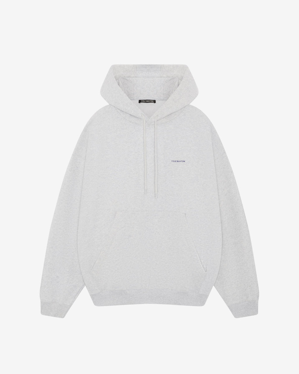 MINI LOGO HOODIE - HELLGRAU MELIERT