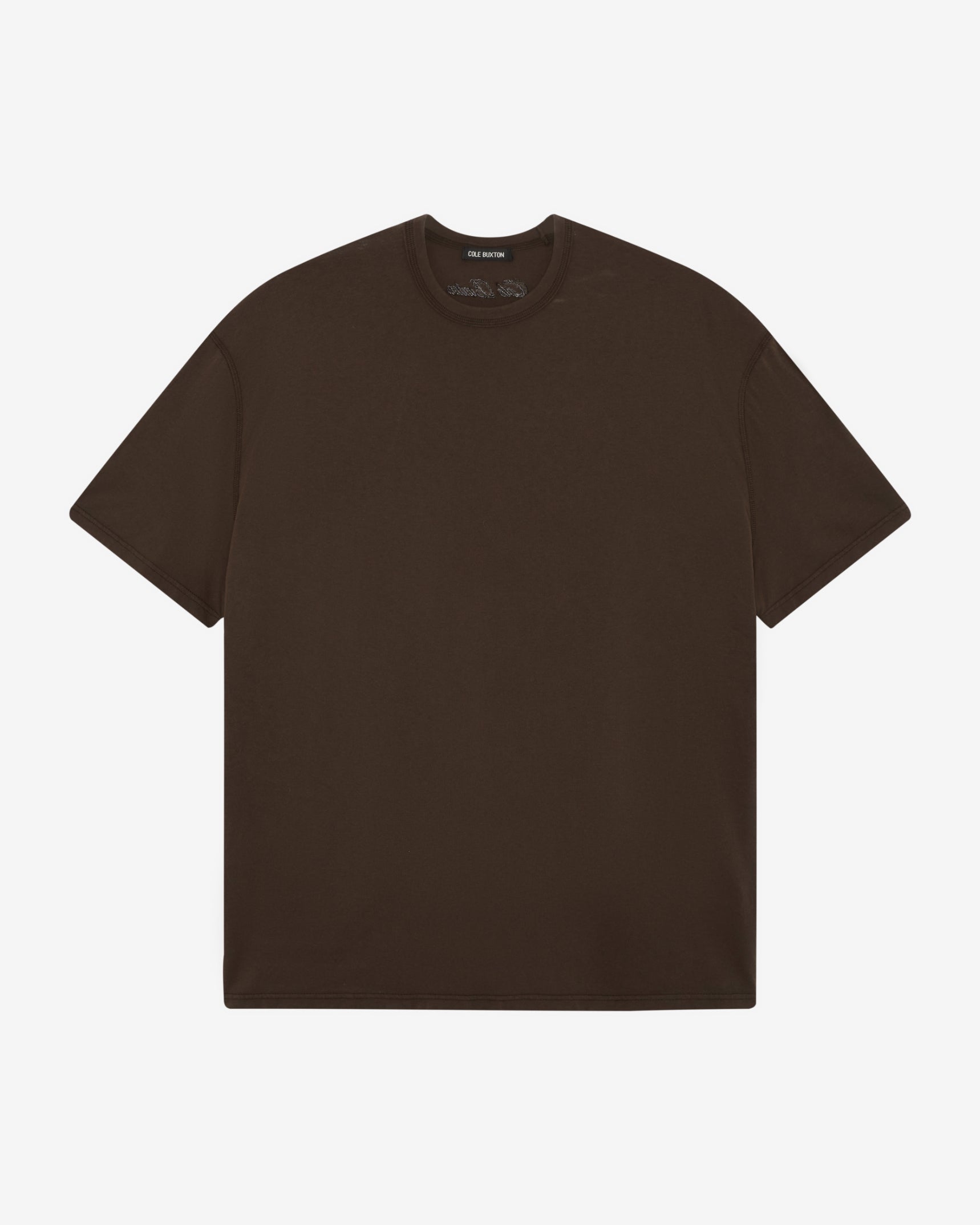 THE COLE T-SHIRT - DARK BROWN