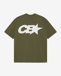 CB STAR RACING T-SHIRT - KHAKI