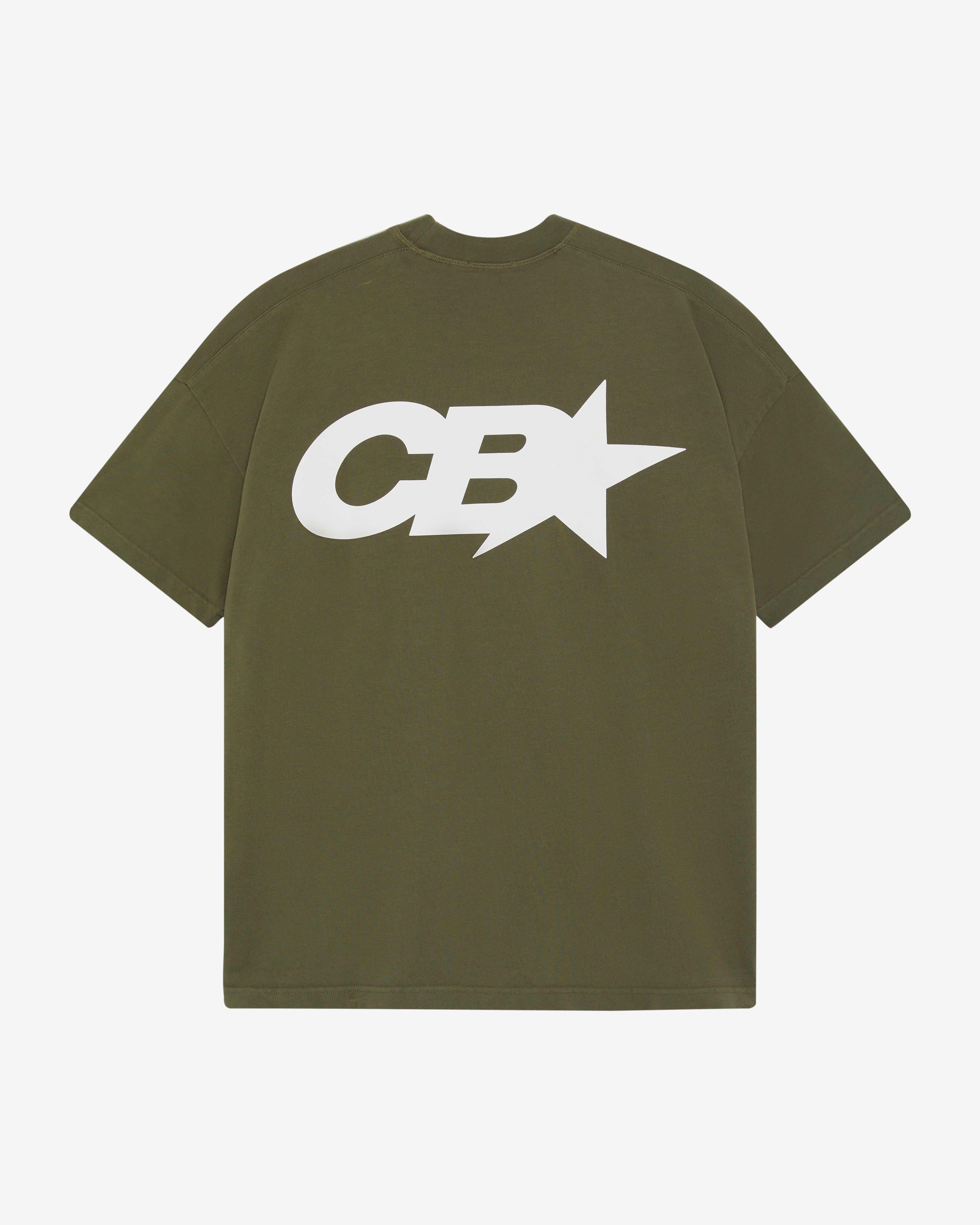 CB STAR RACING T-SHIRT - KHAKI
