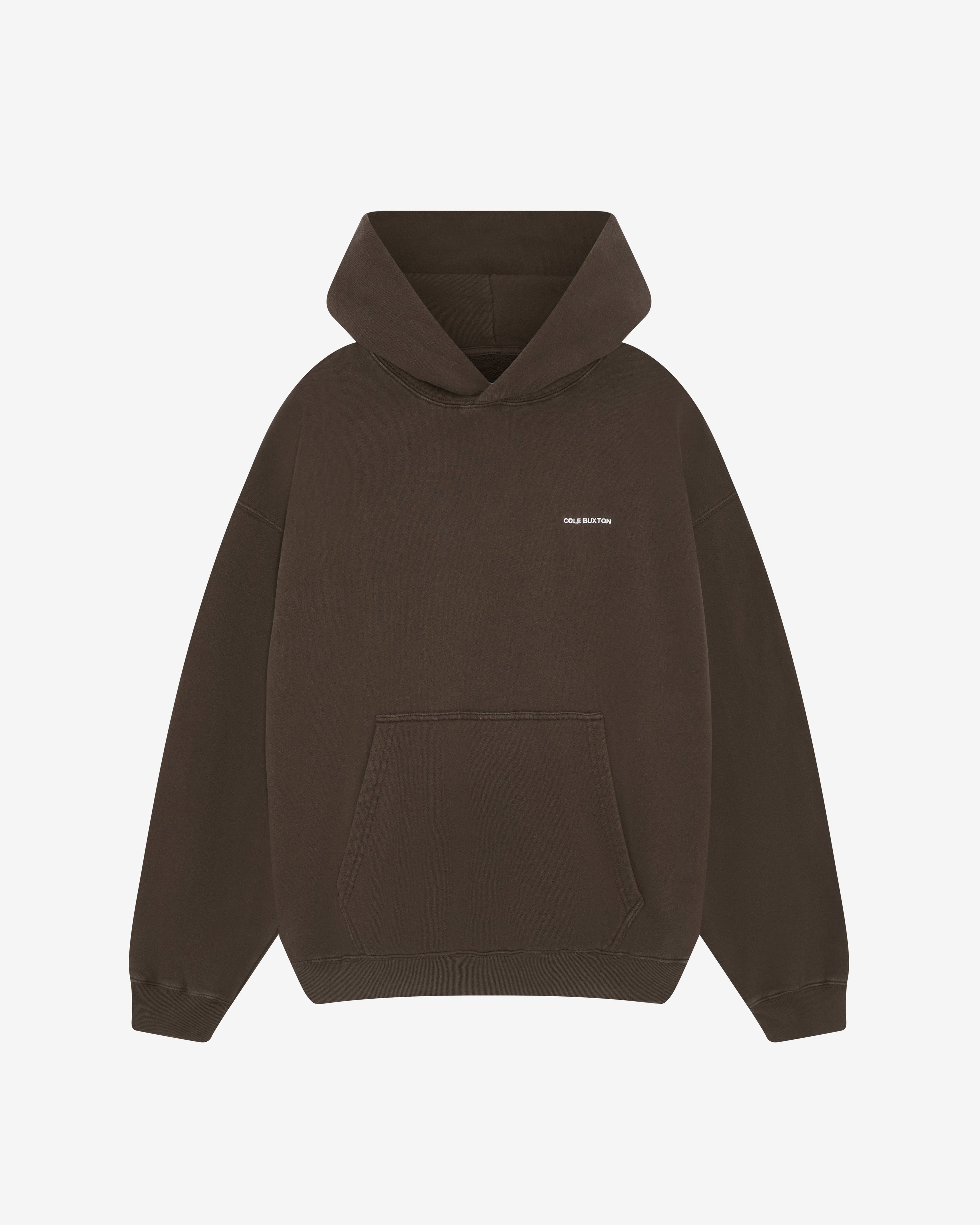 VINTAGE MINI LOGO HOODIE - VINTAGE BROWN