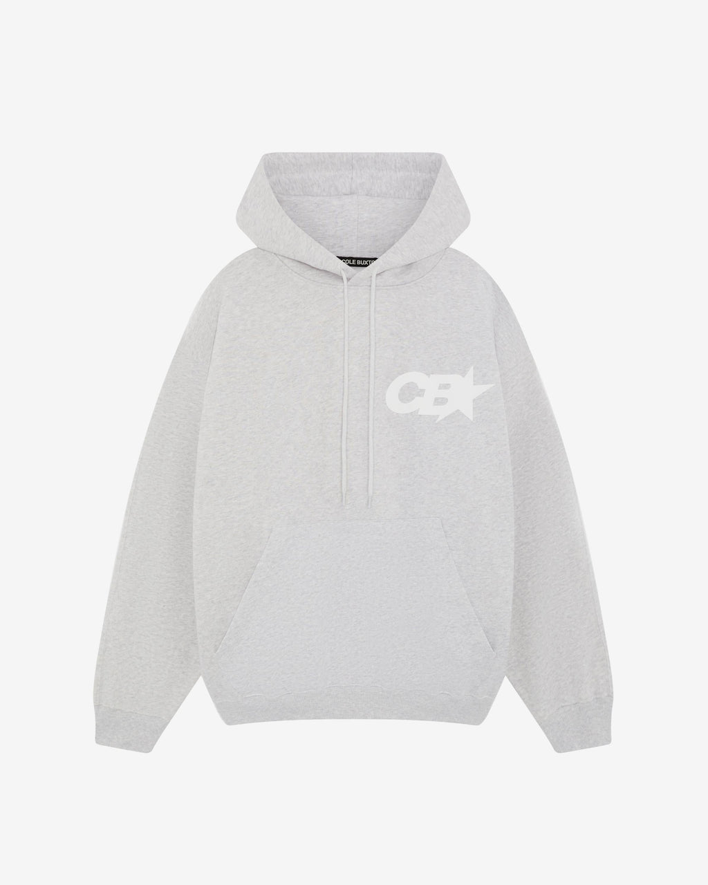 CB STAR RACING HOODIE - LIGHT GREY MARL