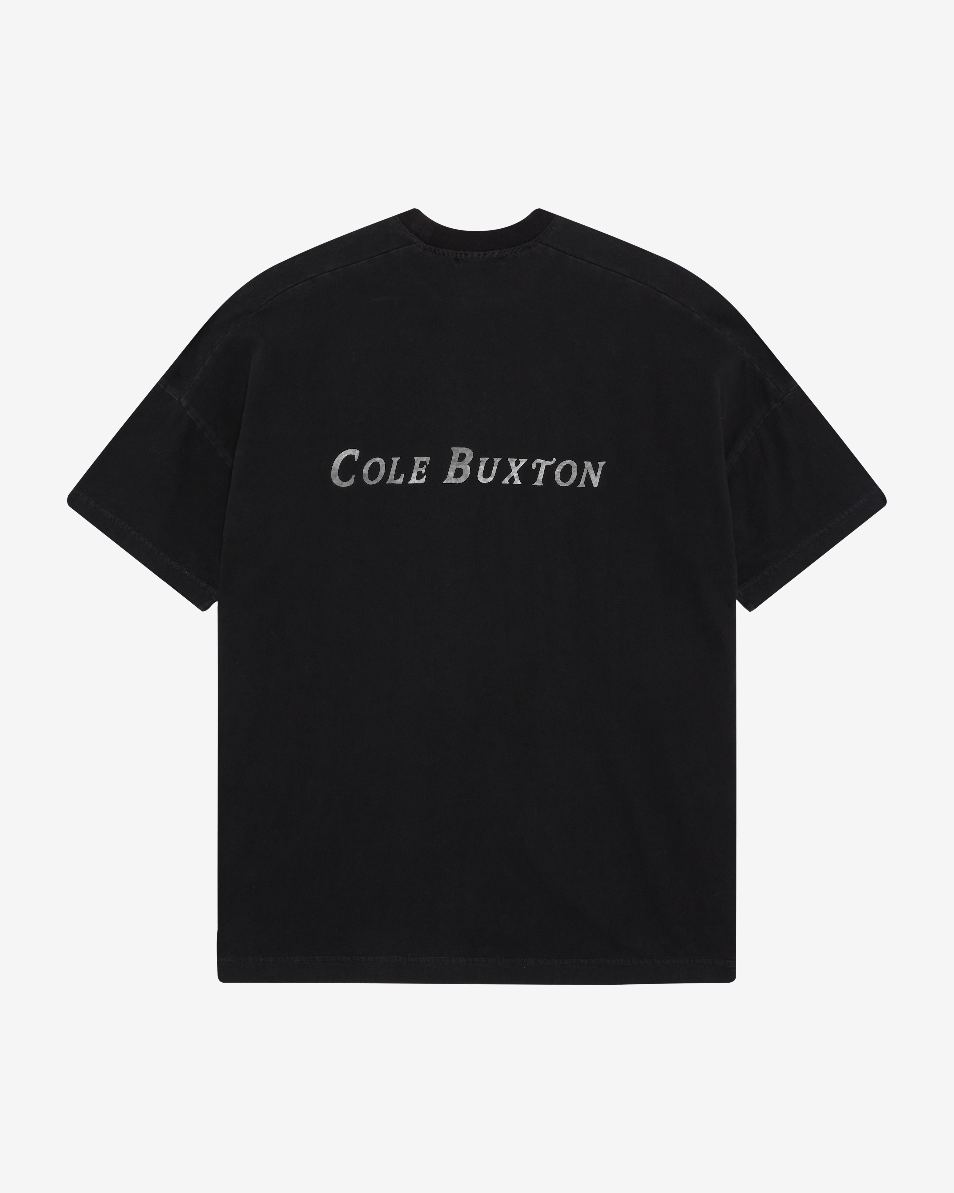 TWO STAR FLAG T-SHIRT - VINTAGE BLACK