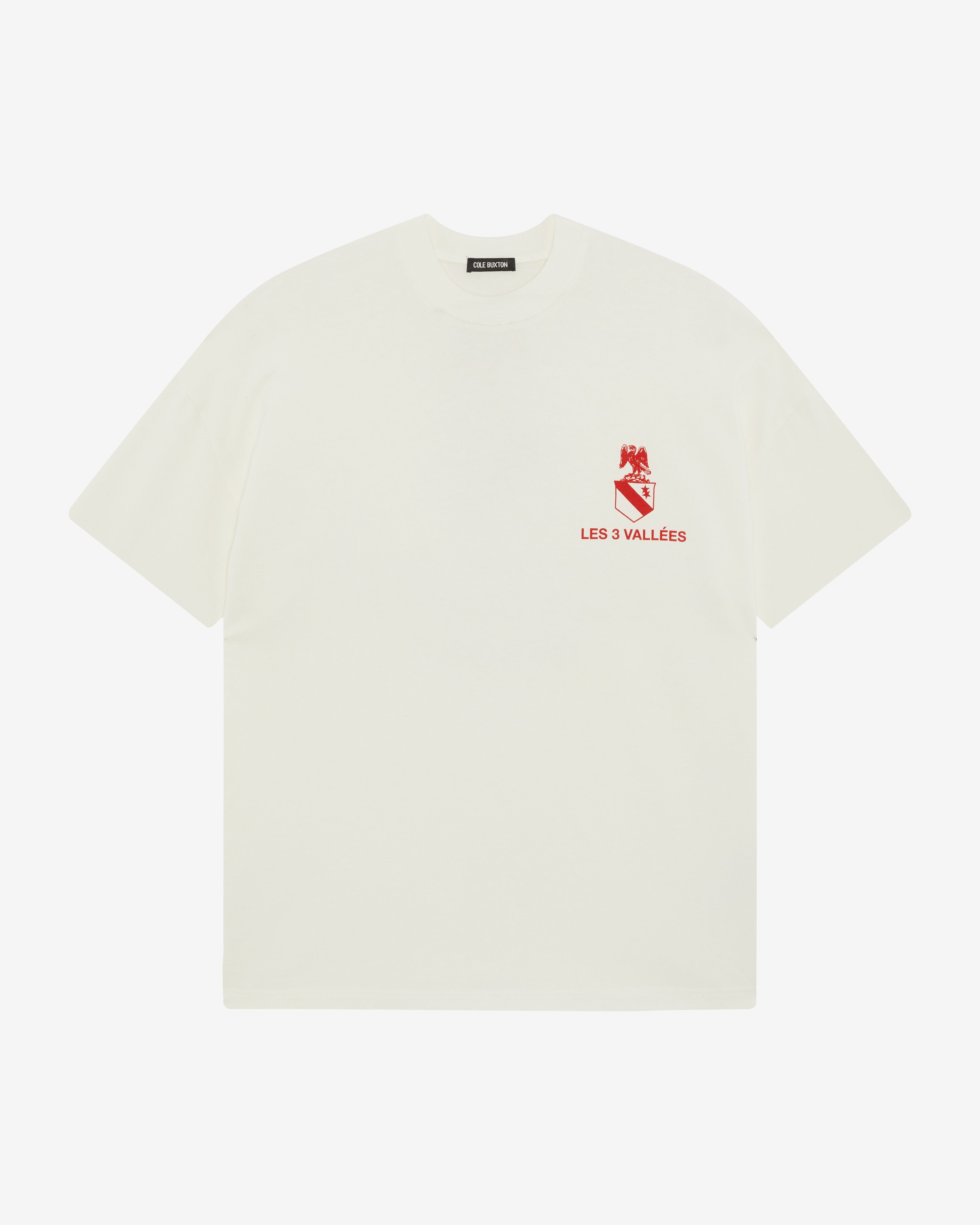 LES 3 VALLEES T-SHIRT - VINTAGE WHITE