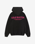CB SPORTSWEAR HOODIE - VINTAGE BLACK / PINK