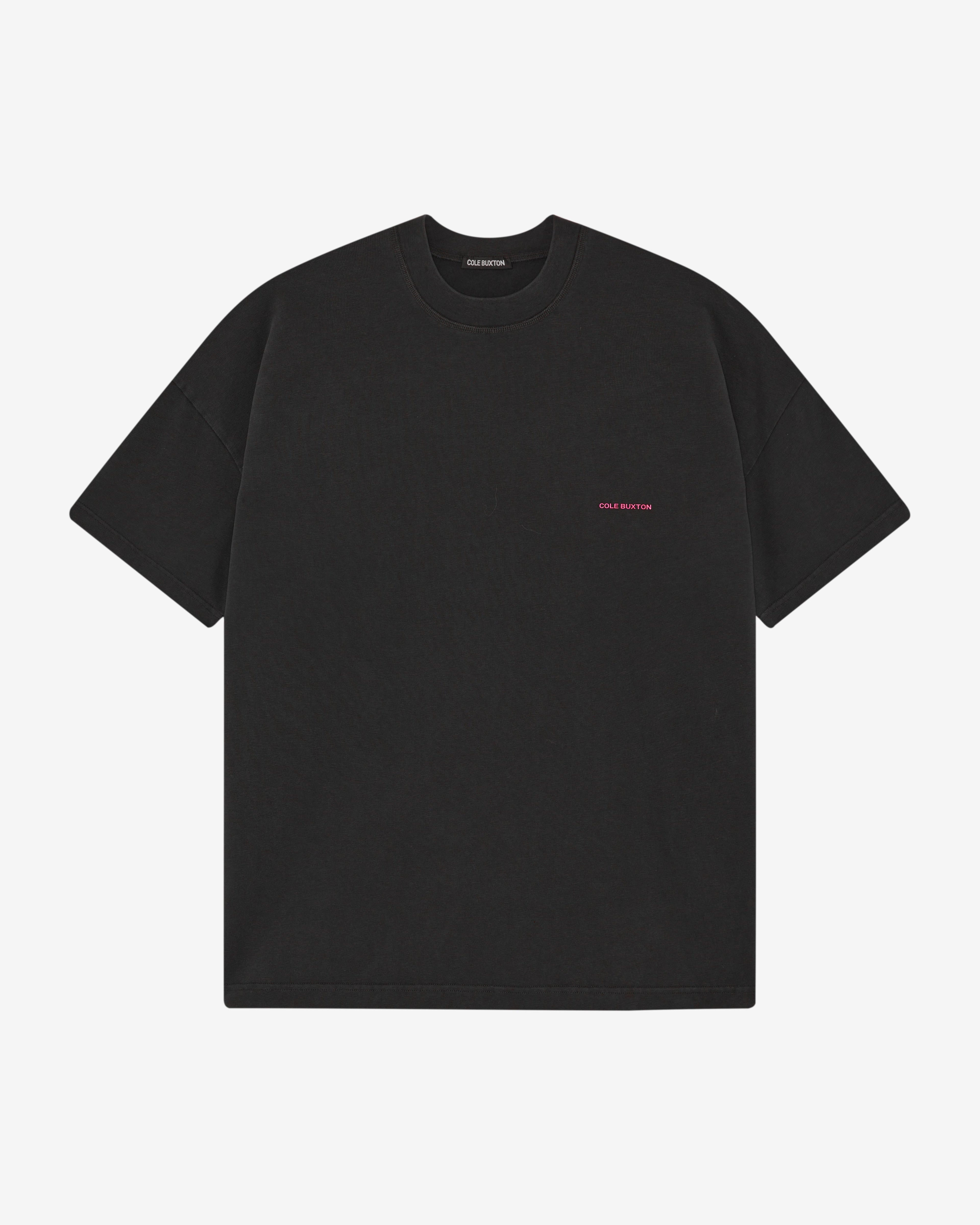 MINI LOGO T-SHIRT - VINTAGE BLACK / PINK