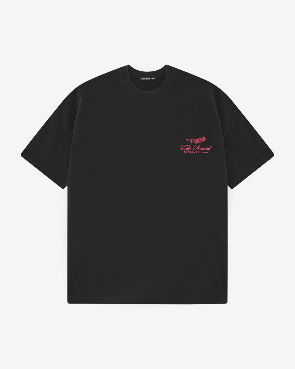 INTERNATIONAL T-SHIRT - VINTAGE BLACK / PINK