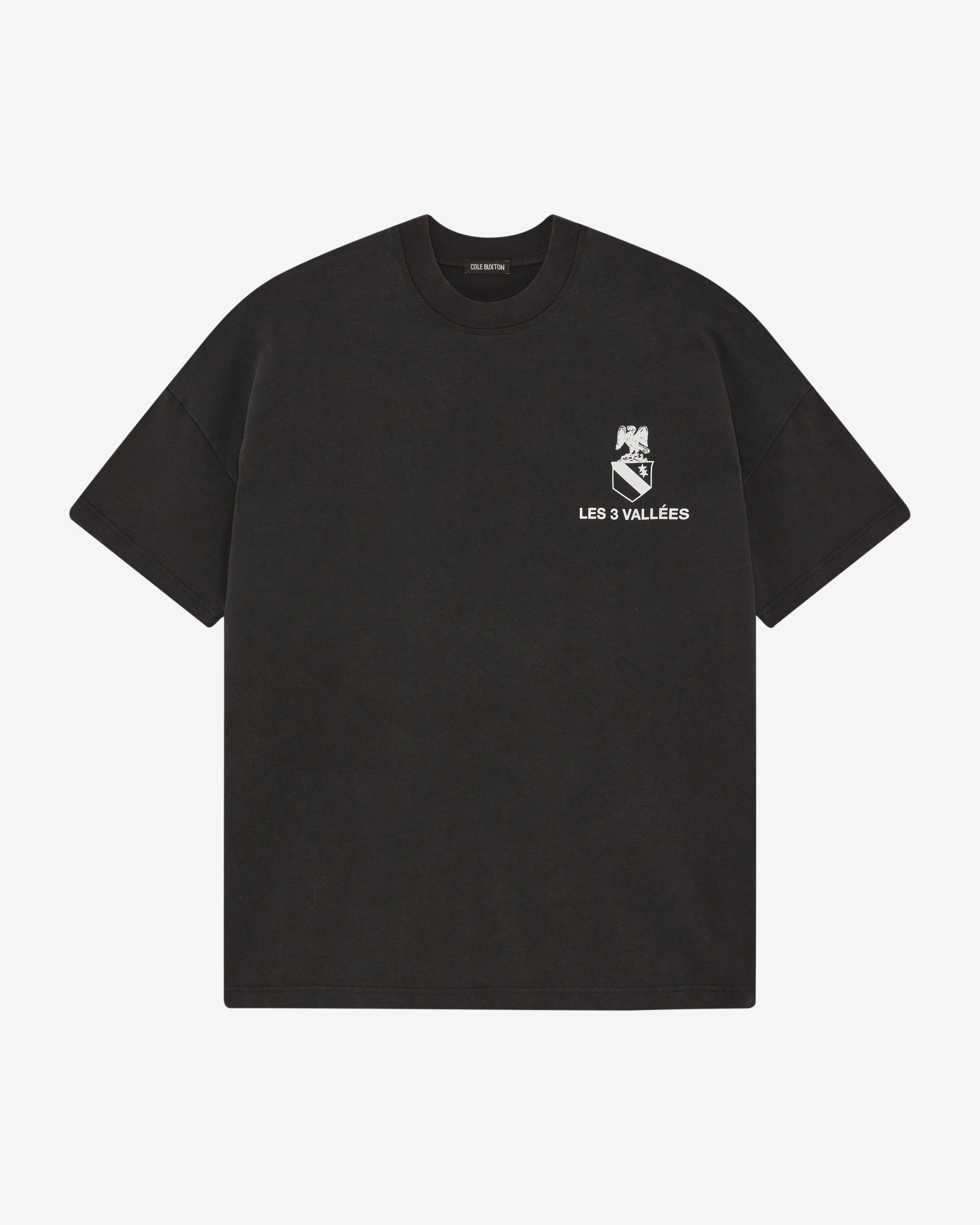LES 3 VALLEES T-SHIRT - VINTAGE BLACK