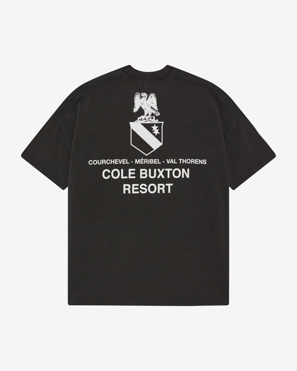 LES 3 VALLEES T-SHIRT - VINTAGE BLACK