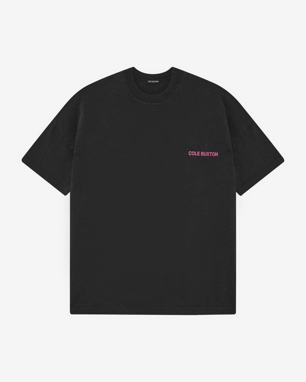 CB SPORTSWEAR T-SHIRT - VINTAGE BLACK / PINK