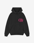 CB STAR HOODIE - VINTAGE BLACK / PINK