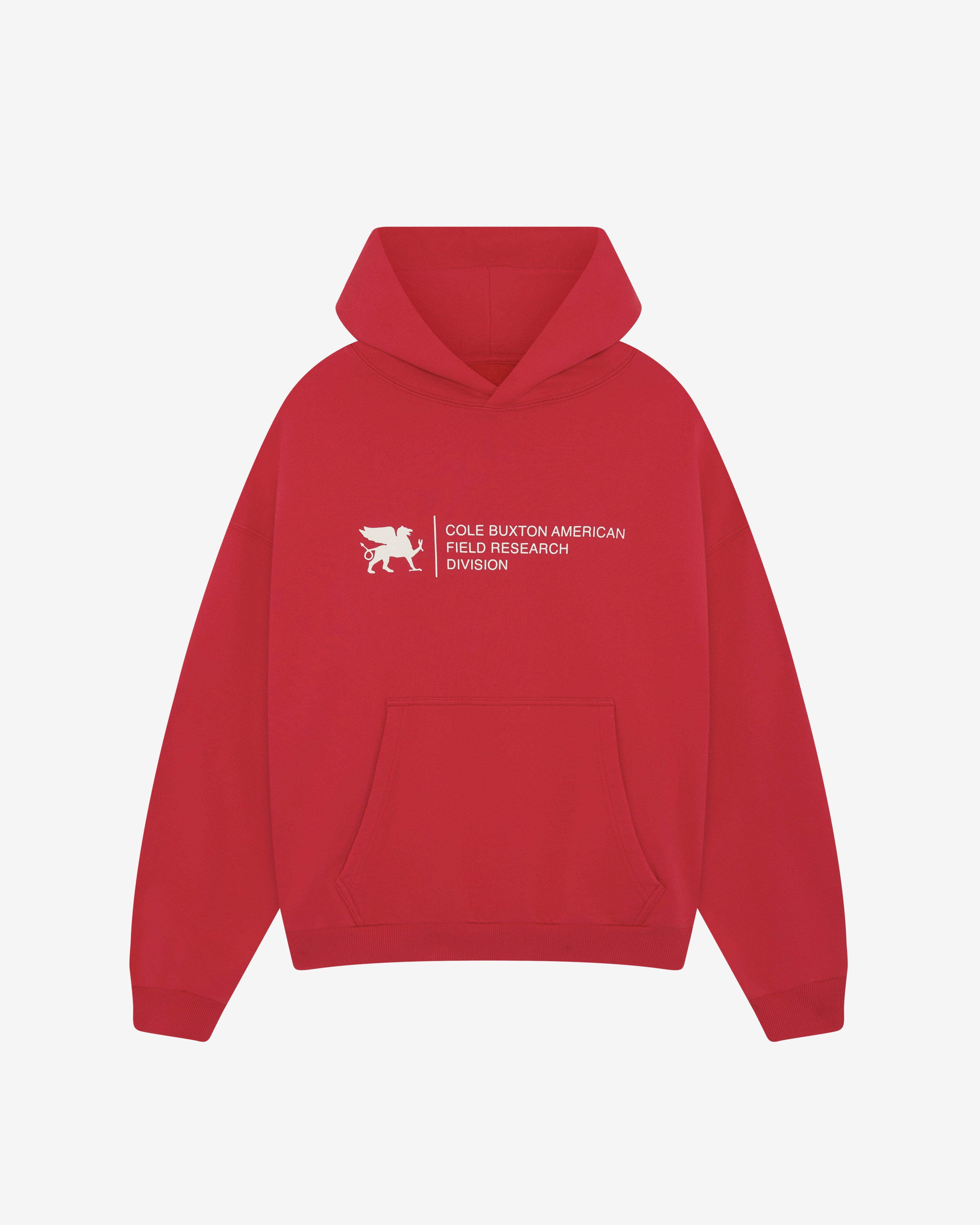 RESEARCH DIVISION HOODIE - RED