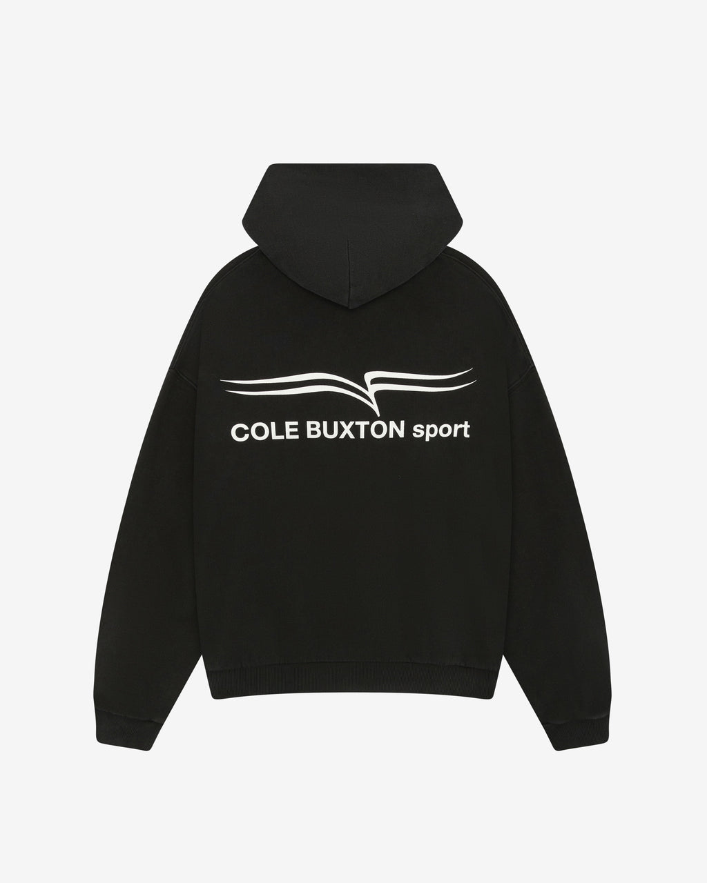 COLE BUXTON SPORT ZIPPED HOODIE - VINTAGE BLACK