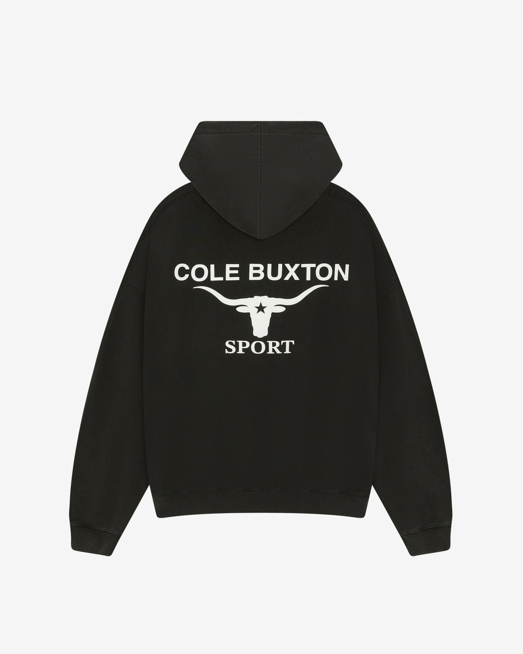 LONGHORN HOODIE - VINTAGE BLACK