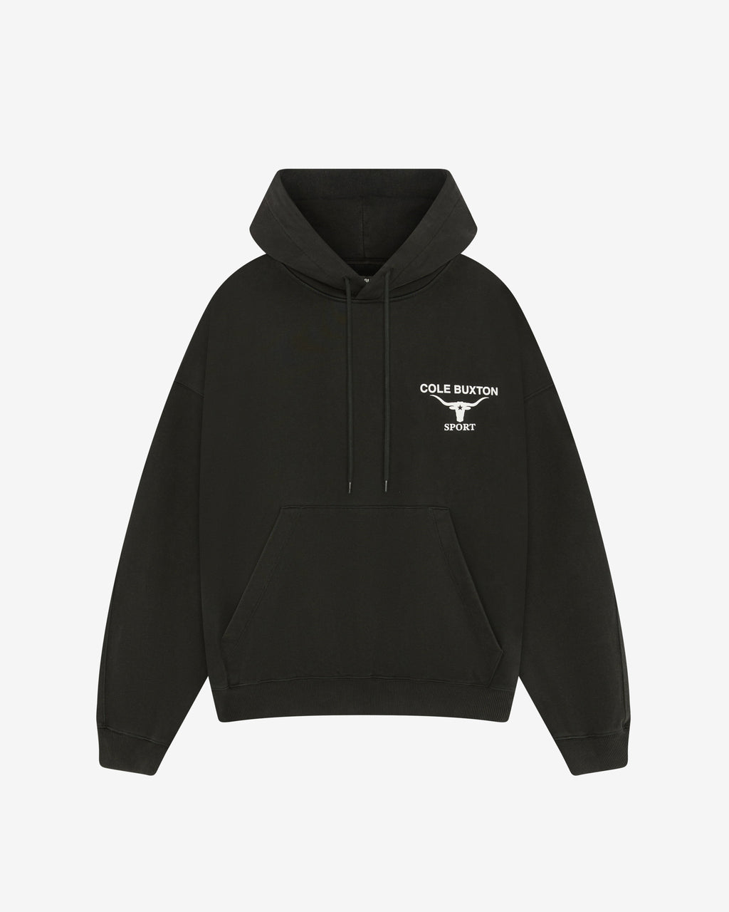 LONGHORN HOODIE - VINTAGE BLACK