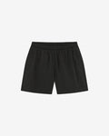 BRUSHED RIPSTOP SWIM SHORTS - BLACK