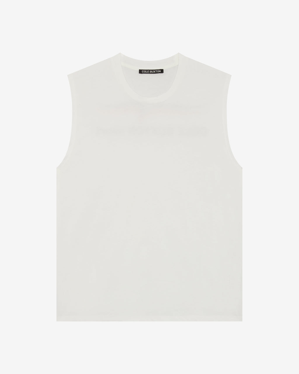 COLE BUXTON SPORT CUT OFF VEST - VINTAGE WHITE