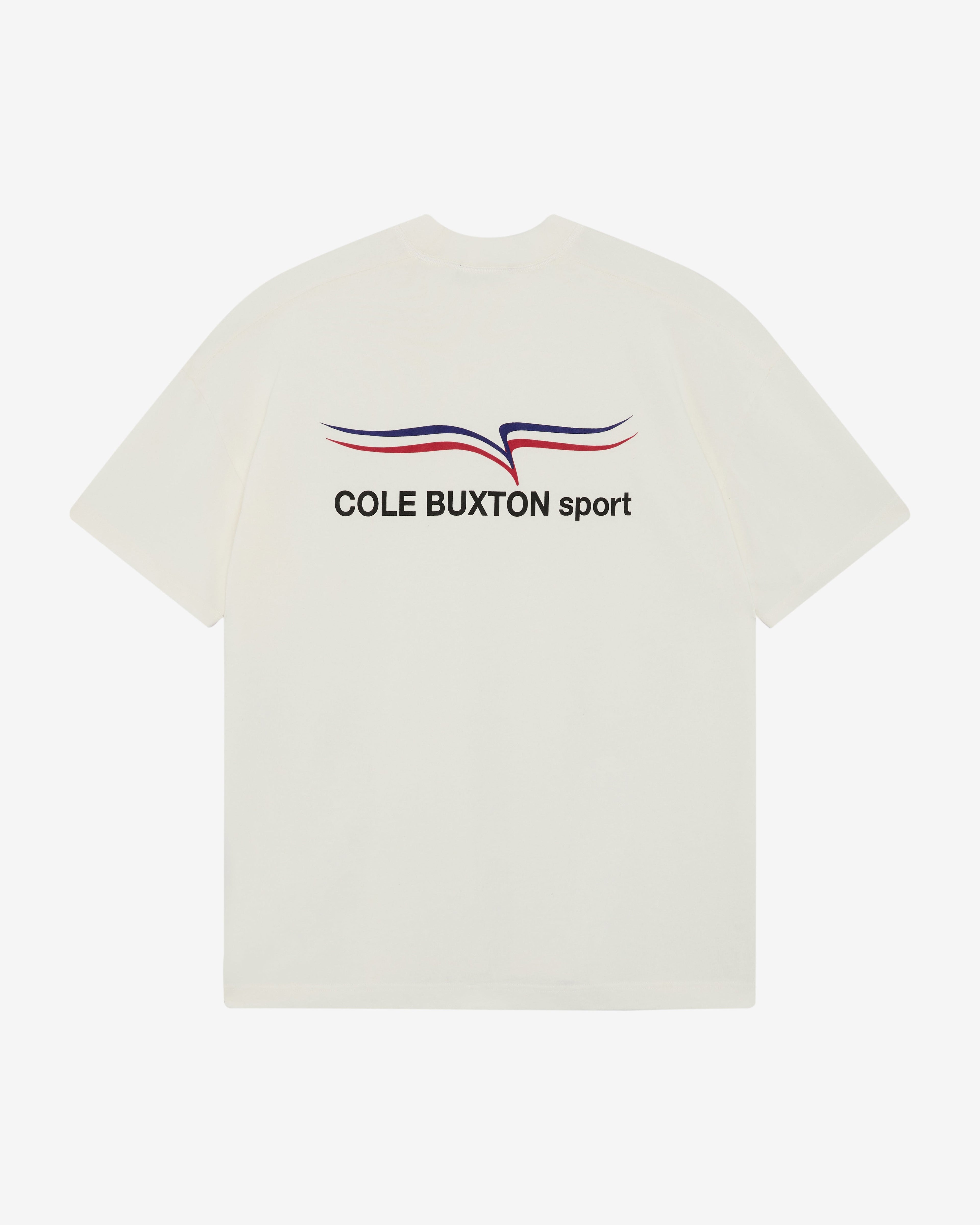 COLE BUXTON SPORT T-SHIRT - VINTAGE WHITE
