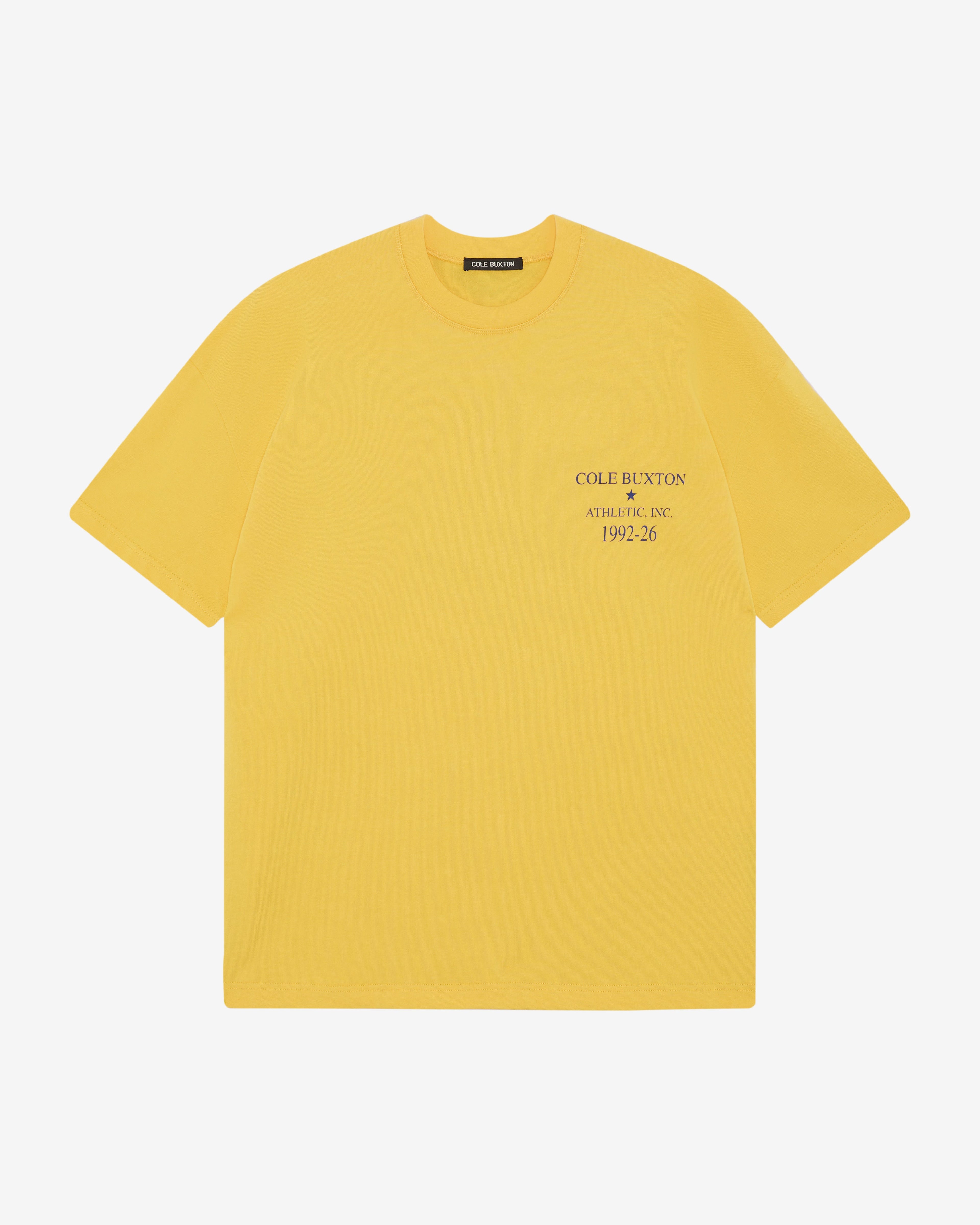 ATHLETIC INC T-SHIRT - GELB