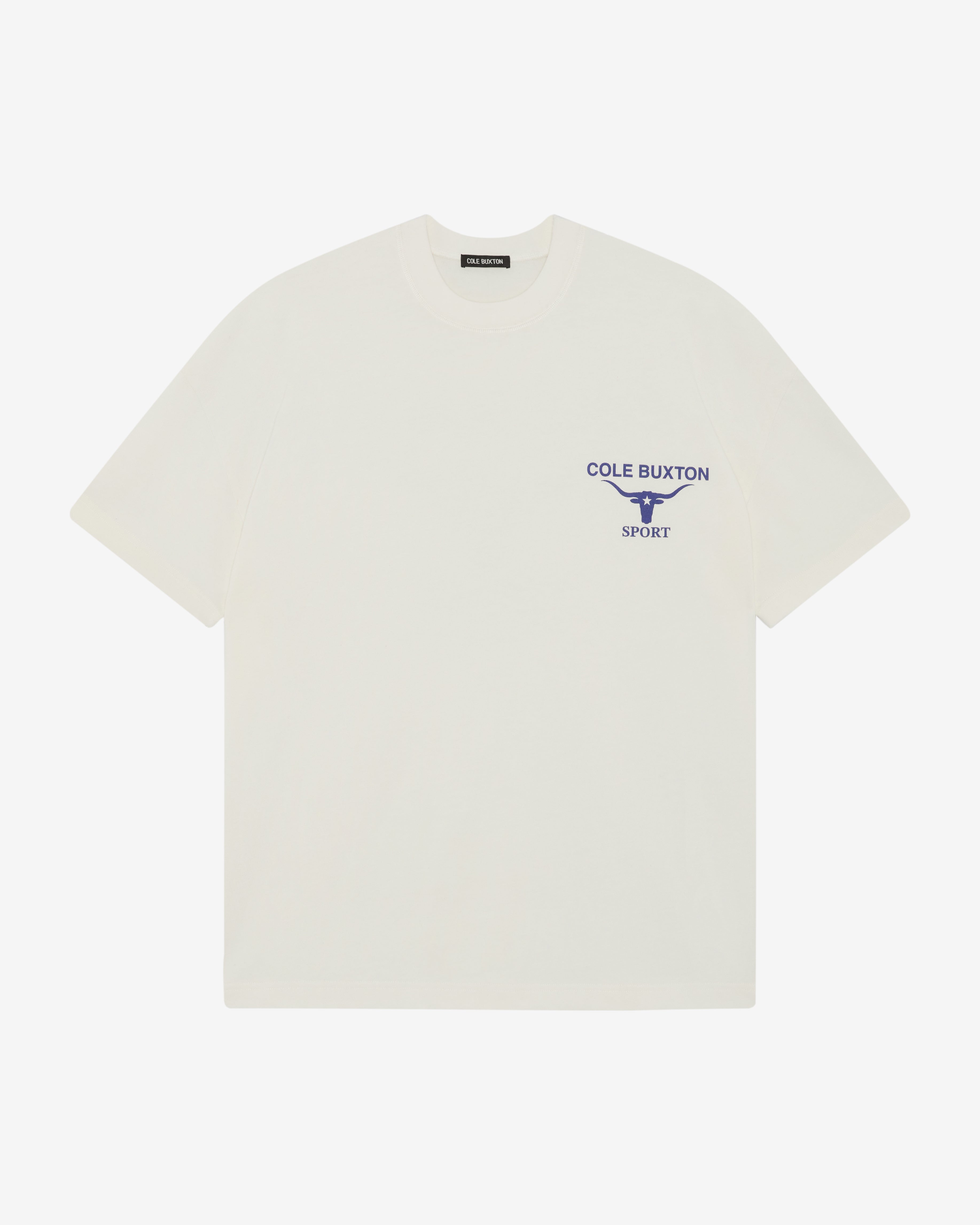 LONGHORN T-SHIRT - VINTAGE WHITE