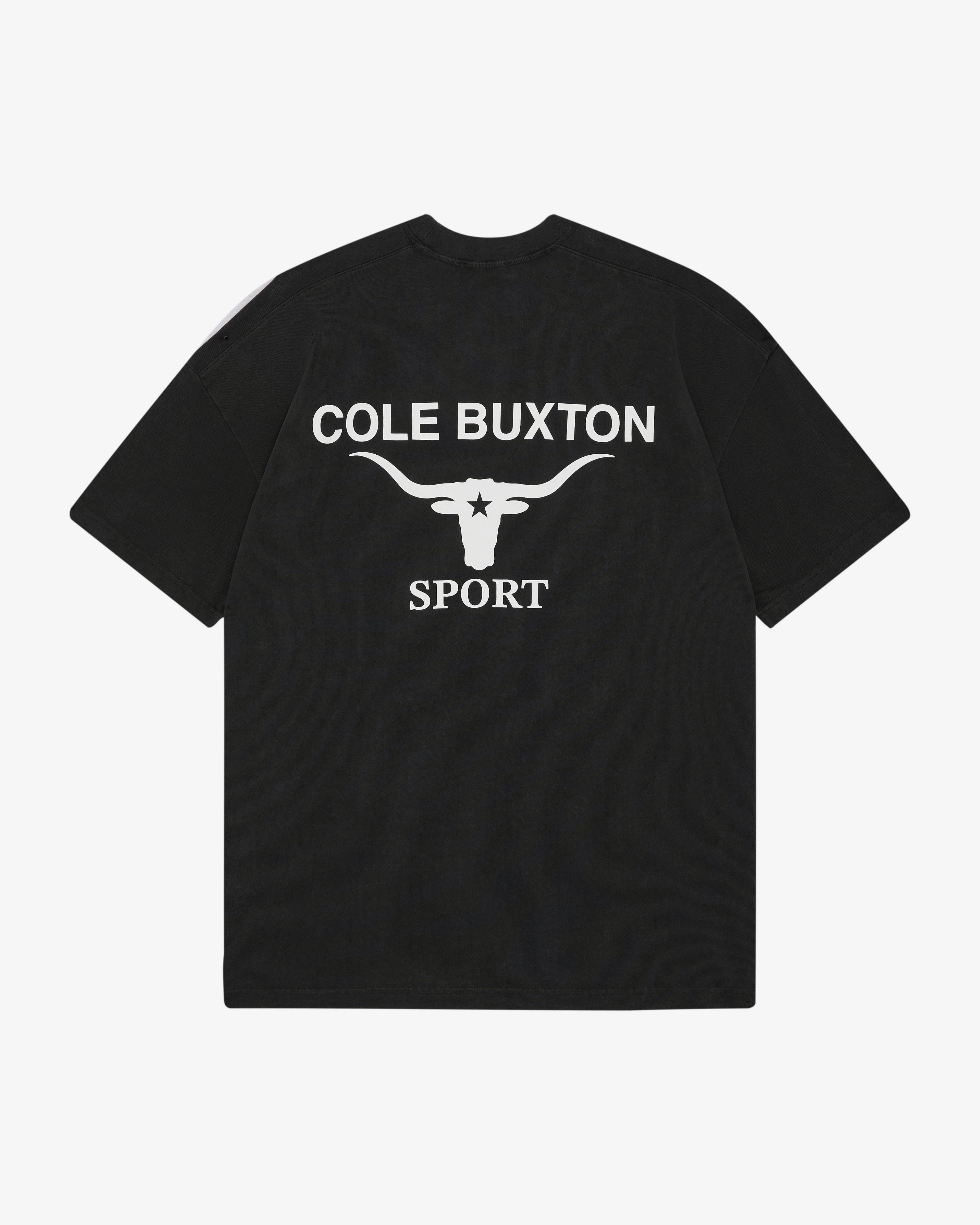 LONGHORN T-SHIRT - VINTAGE BLACK