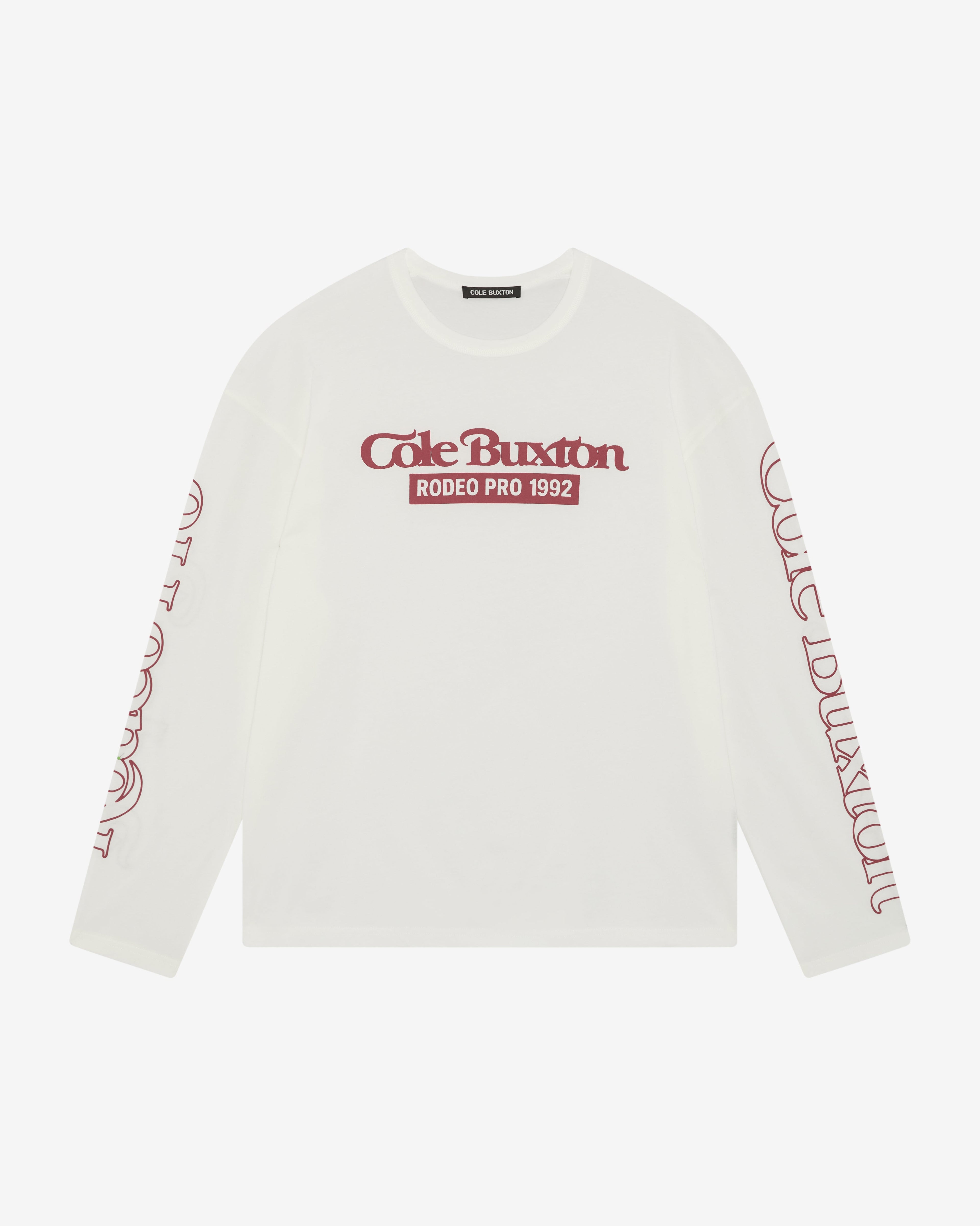 RODEO PRO LONGSLEEVE - VINTAGE WHITE/RED