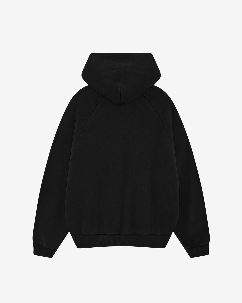 D+D EMBLEM ZIPPED HOODIE - VINTAGE BLACK